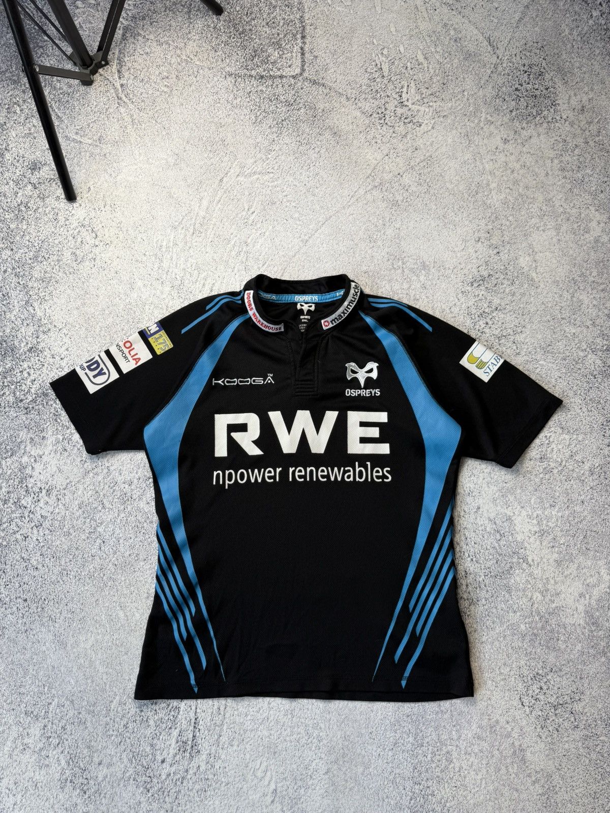 Vintage Ospreys Rugby Union Kooga Great Shape Ospreys Throwback Size US M / EU 48-50 / 2 - 1 Thumbnail