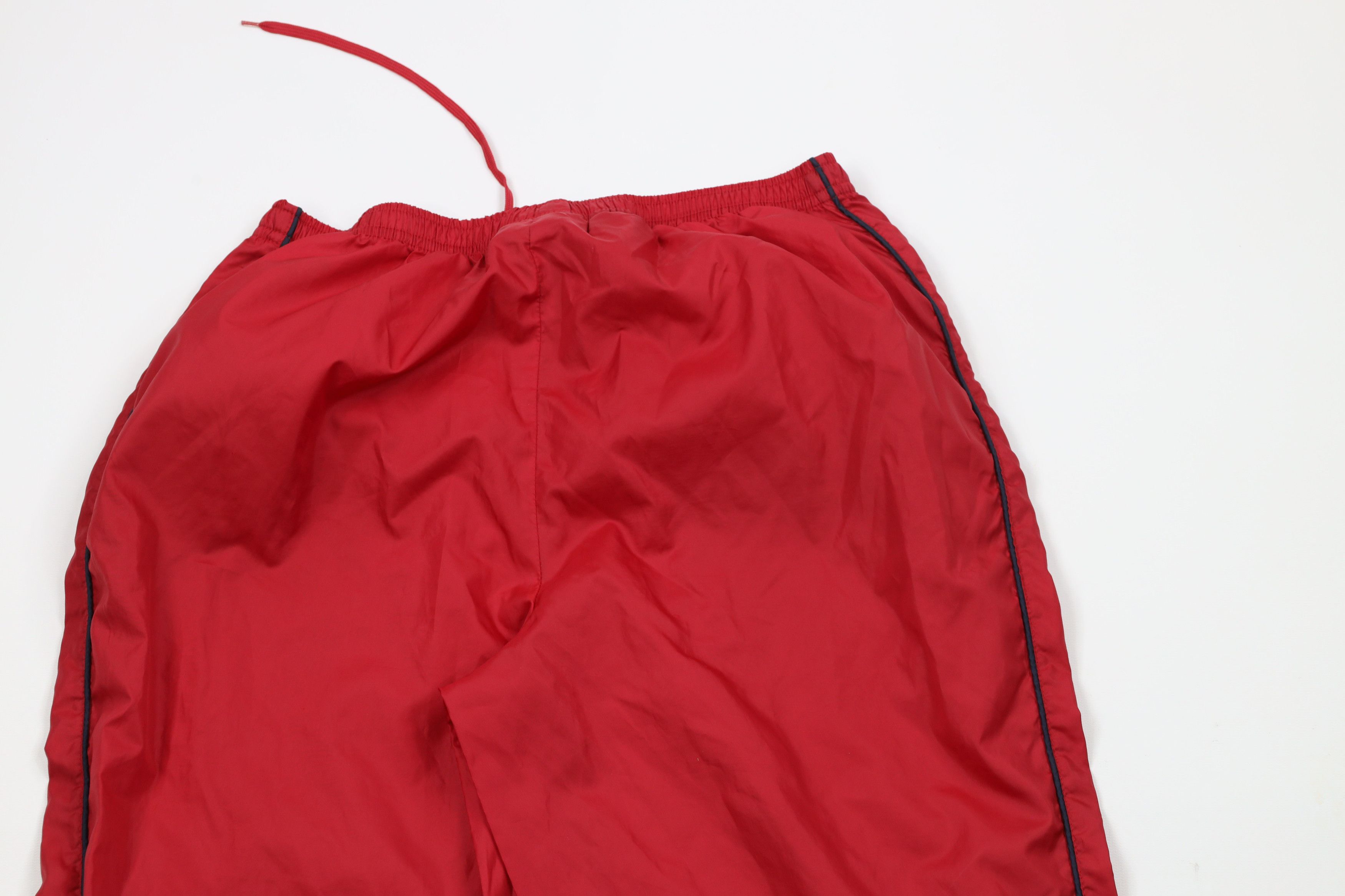 Ralph Lauren × Vintage Vintage 90s Ralph Lauren Box Logo Cuffed Joggers Pants Red Size 26" / US 2 / IT 38 - 12 Thumbnail