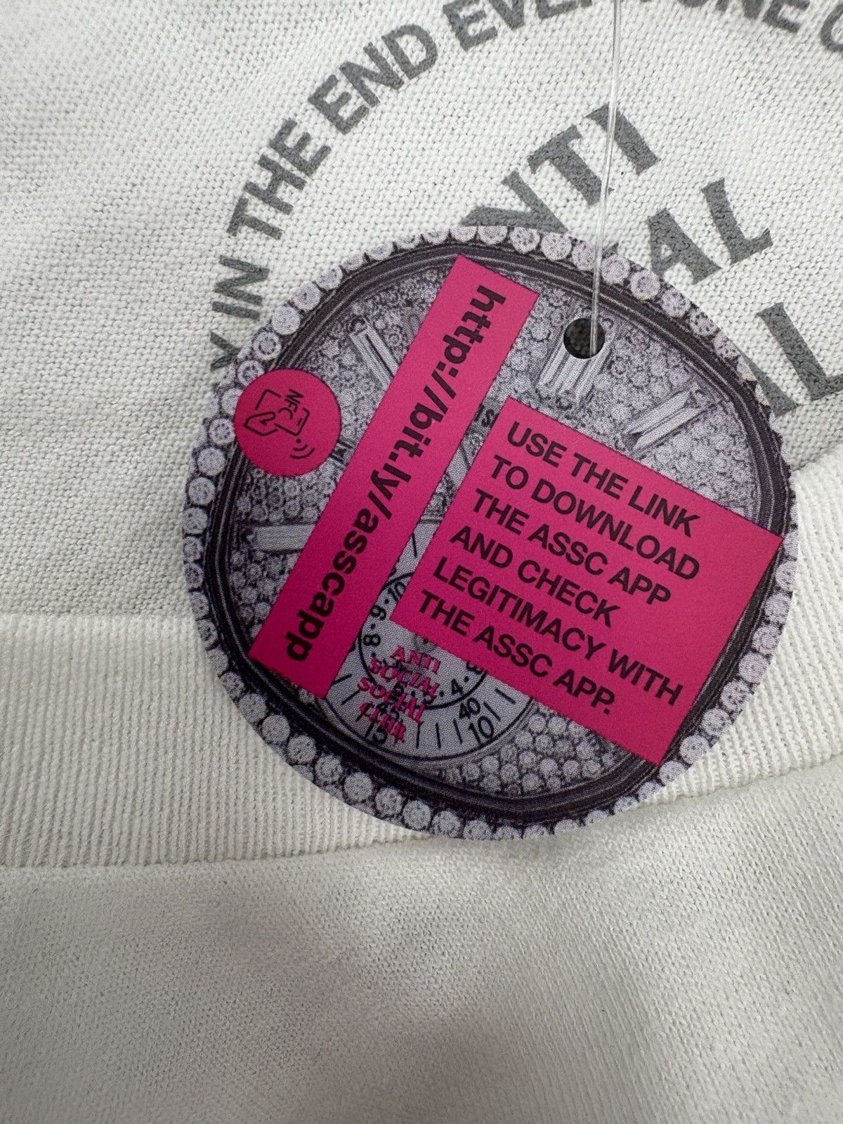 Anti Social Social Club Anti Social Social Club Bobsled Tee “White” Size US XXL / EU 58 / 5 - 4 Thumbnail