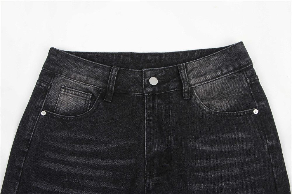 Japanese Brand × Jean Men's trendy hippie wide-leg distressed washed flared jeans Size US 32 / EU 48 - 3 Thumbnail