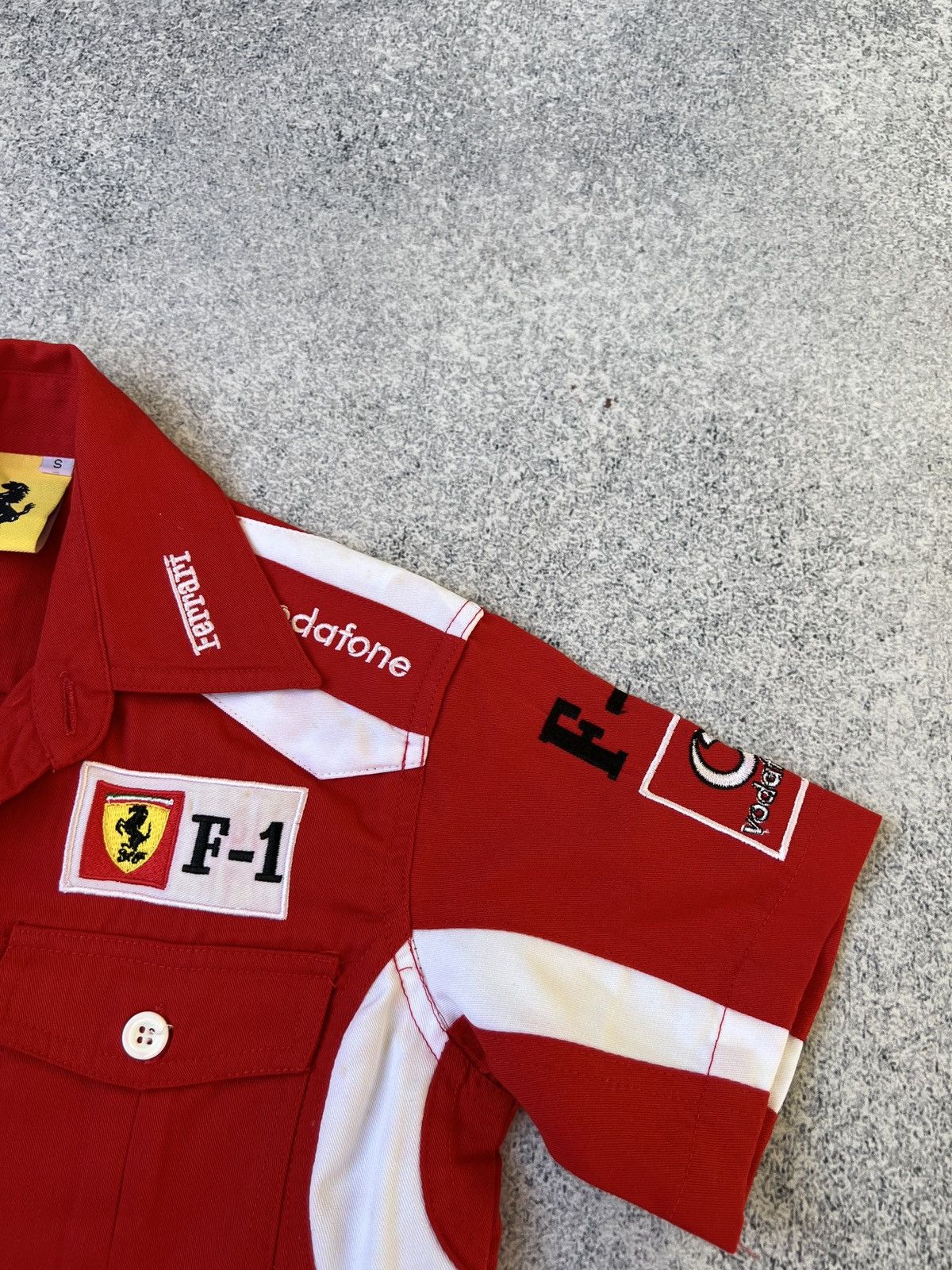 Ferrari × Vintage Vintage Kids Racing Ferrari Button up shirt Size US S / EU 44-46 / 1 - 6 Thumbnail