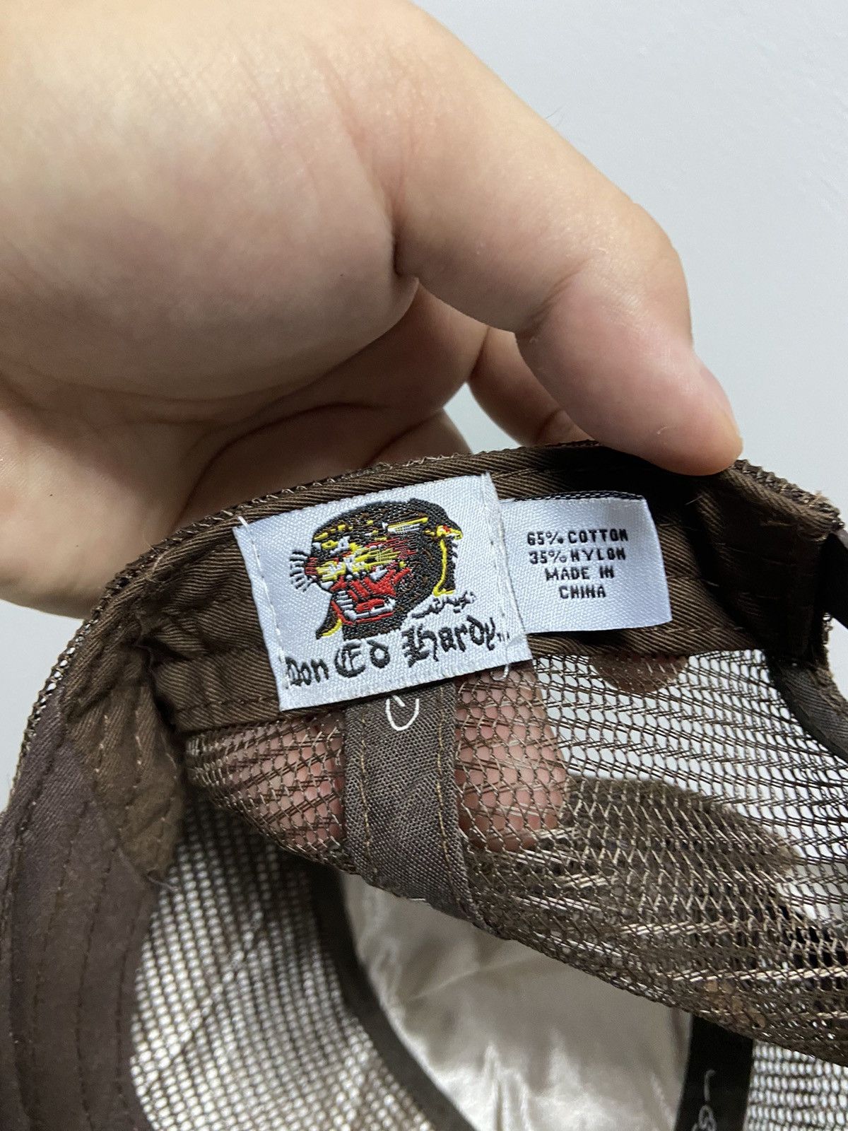 Ed Hardy × Vintage Ed Hardy Cap Vintage Skull Big Logo Embroidered Size ONE SIZE - 6 Thumbnail