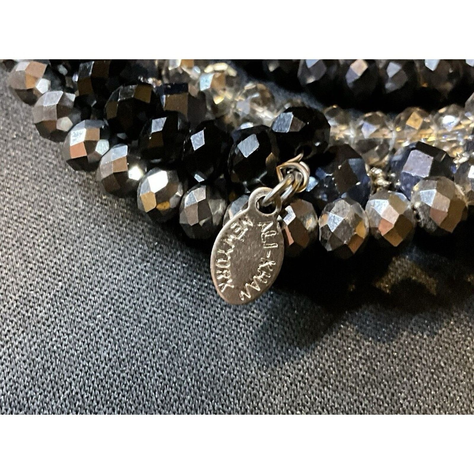 Other Ali Khan NY Faceted Beaded Memory Wire Crystal Bracelet Size ONE SIZE - 3 Thumbnail
