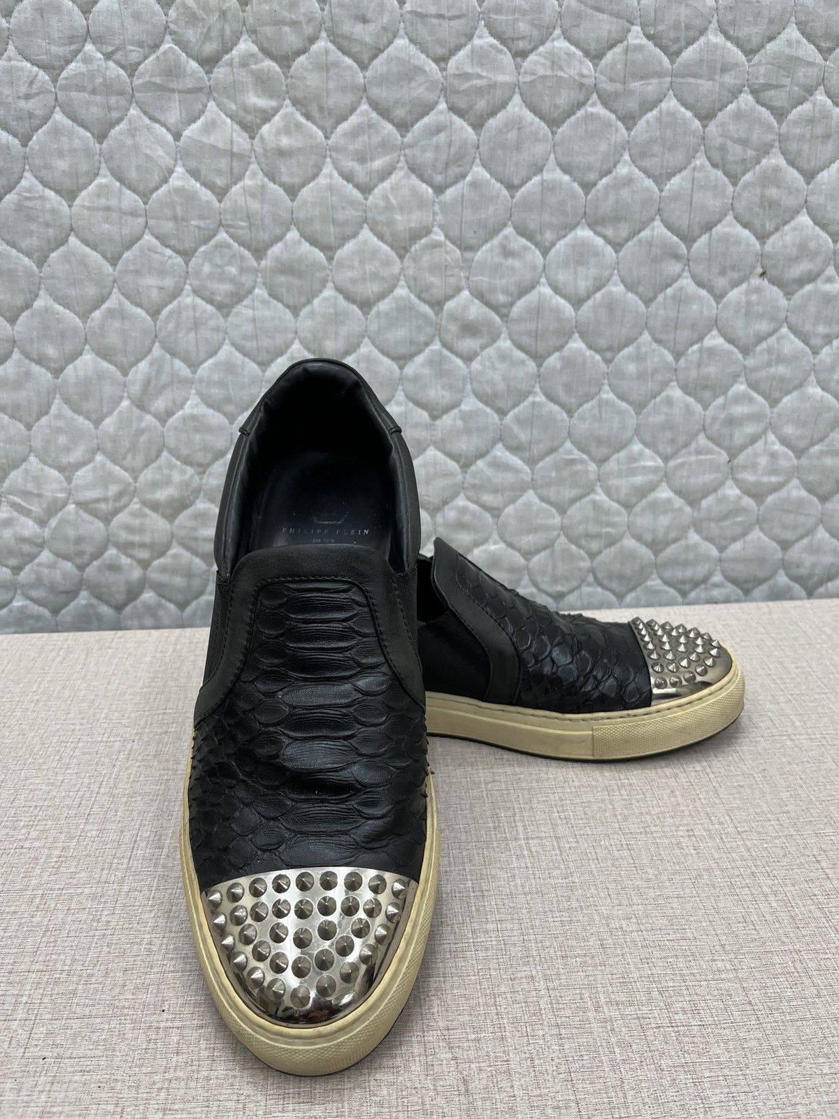 Philipp Plein 🔥🔥🔥STEALS PHILIPP PLEIN STUDDED SLIP ON SHOE Size US 8.5 / EU 41-42 - 5 Thumbnail