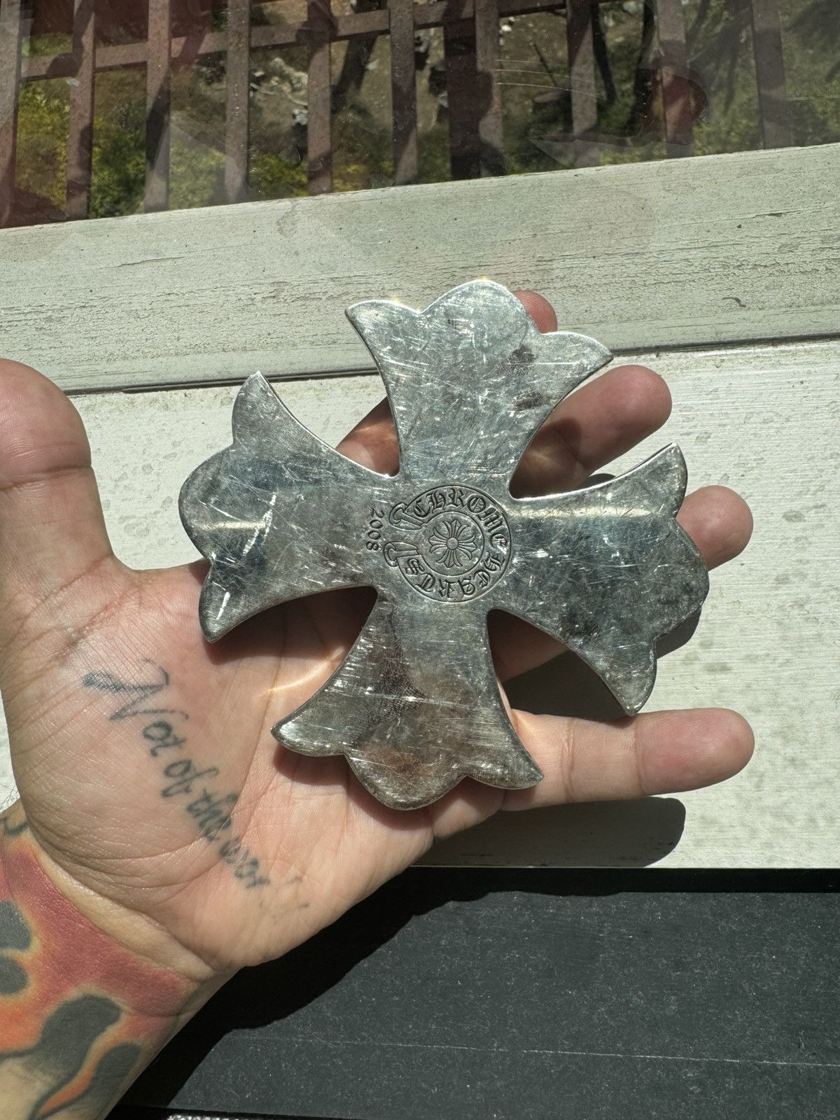 Chrome Hearts Silver Plus Paperweight Size ONE SIZE - 7 Thumbnail