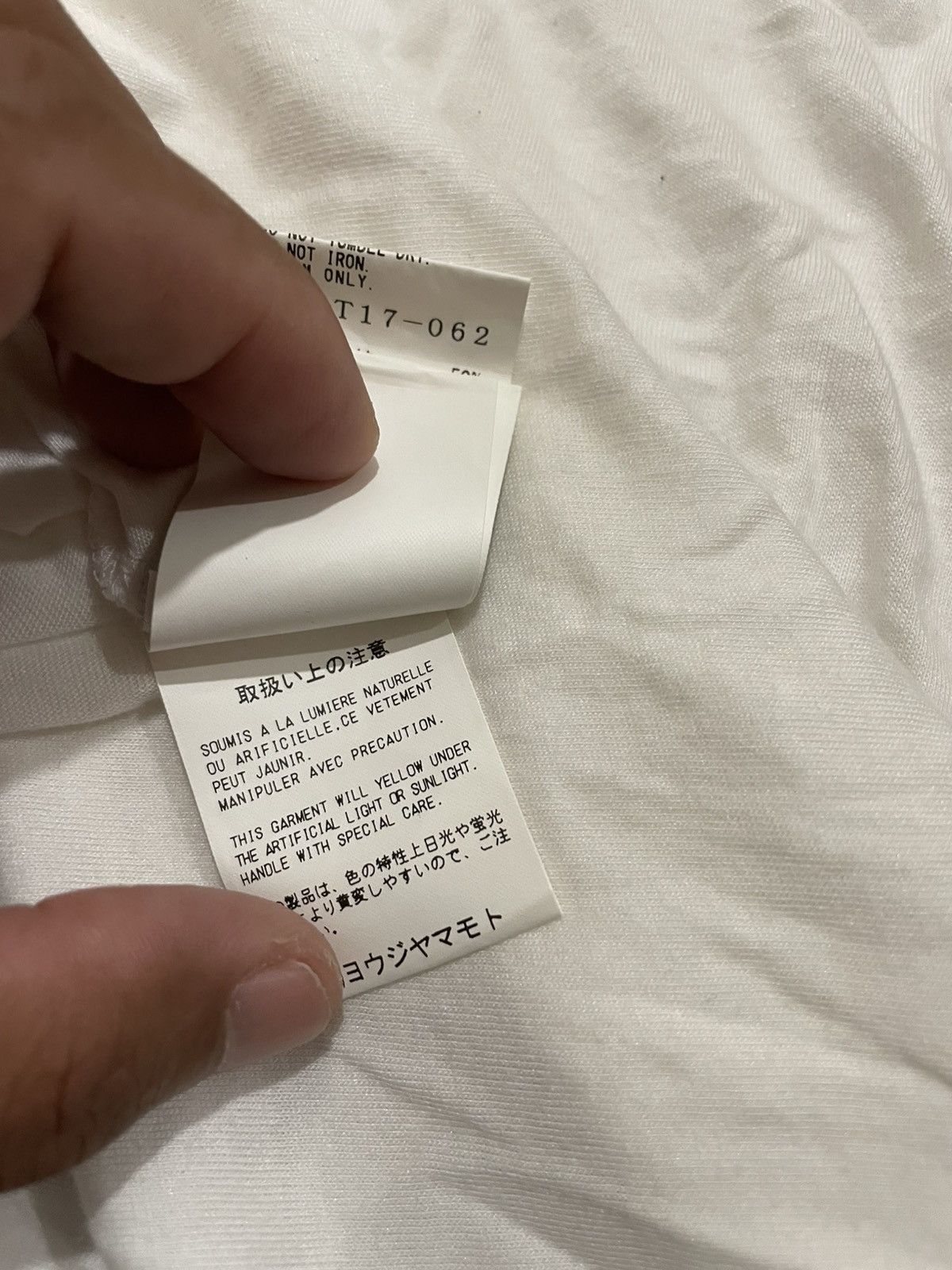 Y's Japanese Designer Yohji Yamamoto Tshirt Hole-Cut Size US L / EU 52-54 / 3 - 7 Thumbnail