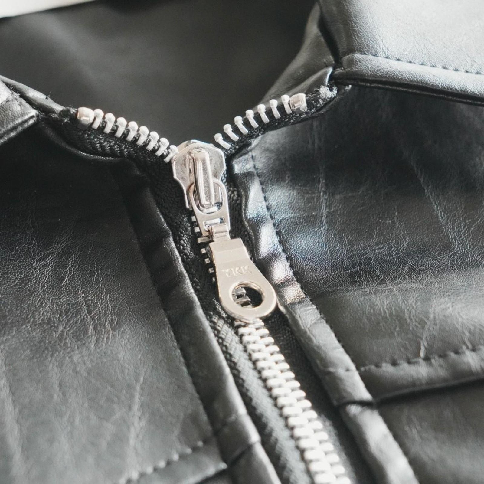 Other LVIN Black Leather Jacket (Vegan Leather) Size US L / EU 52-54 / 3 - 5 Thumbnail