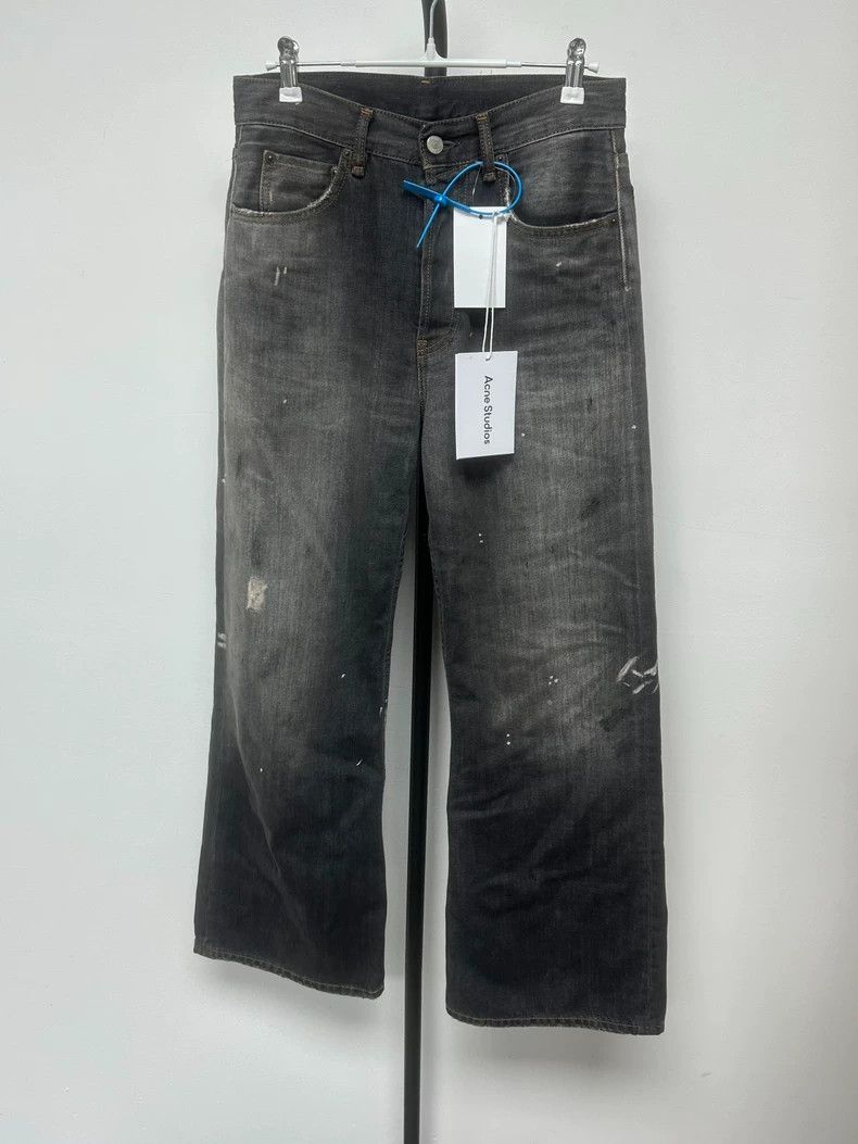 Acne Studios acne studios painted wide-leg denim pants-dmc Size US 26 / EU 42 - 1 Thumbnail