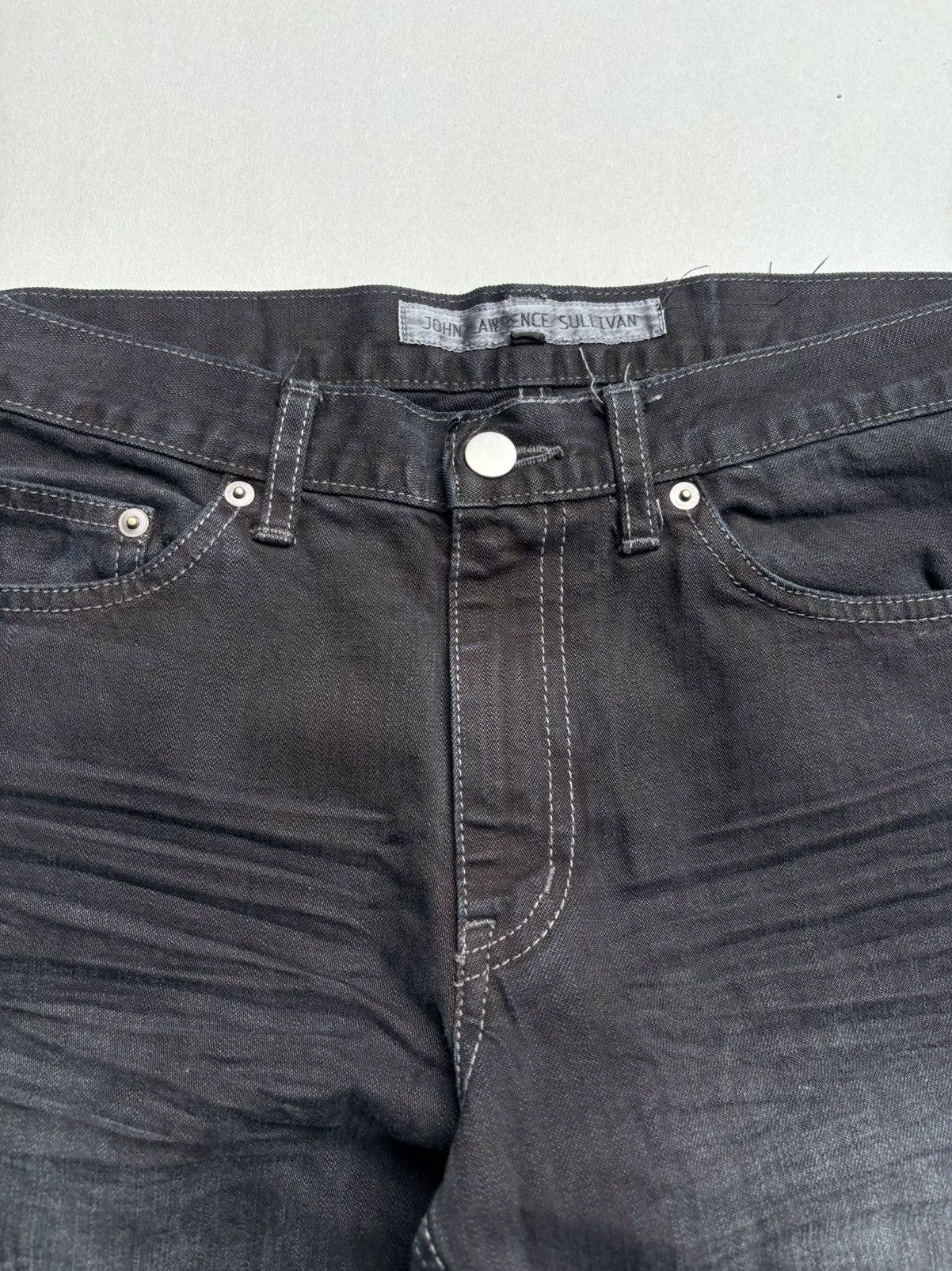 Japanese Brand John lawrence sullivan lace up flare jeans Size US 30 / EU 46 - 3 Thumbnail