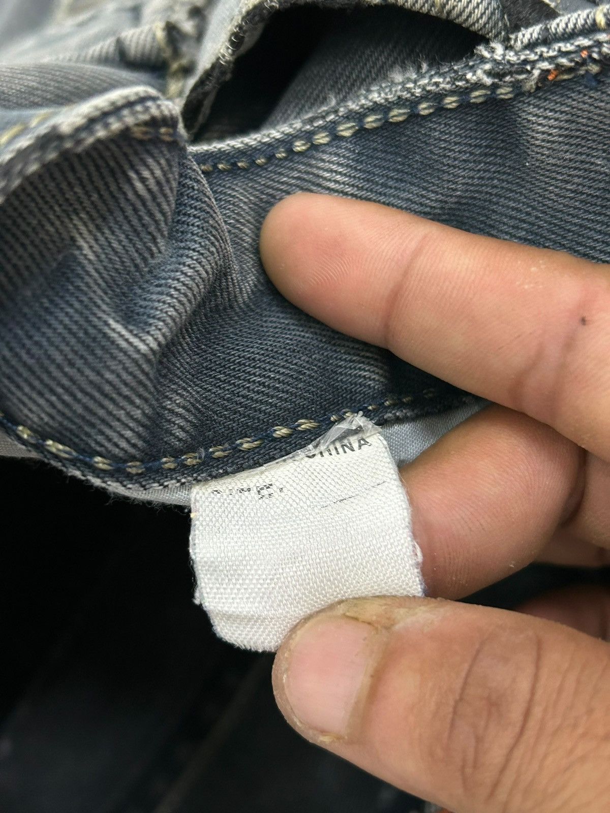 GOSTAR DE FUGA × Hysteric Glamour × Japanese Brand Pilibao Japan Made Biker Jean Multipocket Distressed Padded Size US 31 - 23 Thumbnail