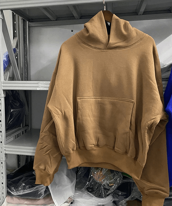 Heavy Fabric Double Layer Casual Oversize Pullovers Hooded
