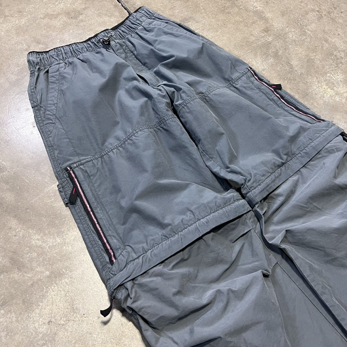 UNIONBAY × Vintage Vintage Y2K Union Bay Cargo Pants Knee Zip Skater Baggy Size US 28 / EU 44 - 3 Thumbnail