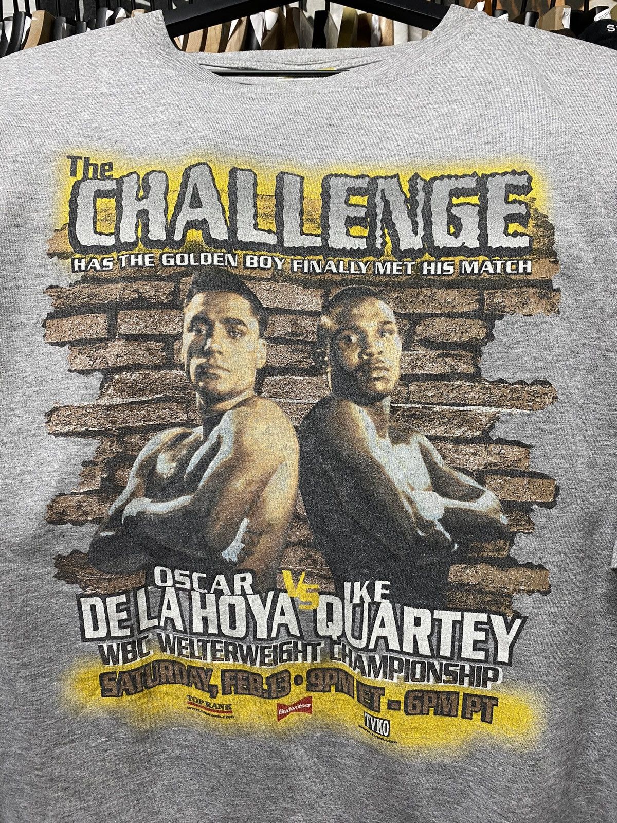 Vintage Vintage 90’s Oscar De La Hoya Boxing T-Shirt MGM Promo XL Size US XXL / EU 58 / 5 - 2 Thumbnail