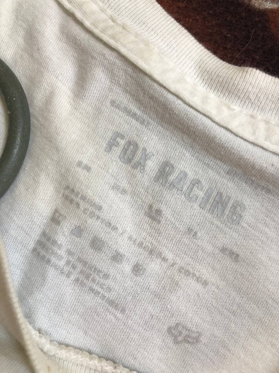 Fox Racing Streetwear T-Shirt White Big Print Fox Racing logo Crazy Y2K Size US L / EU 52-54 / 3 - 2 Thumbnail