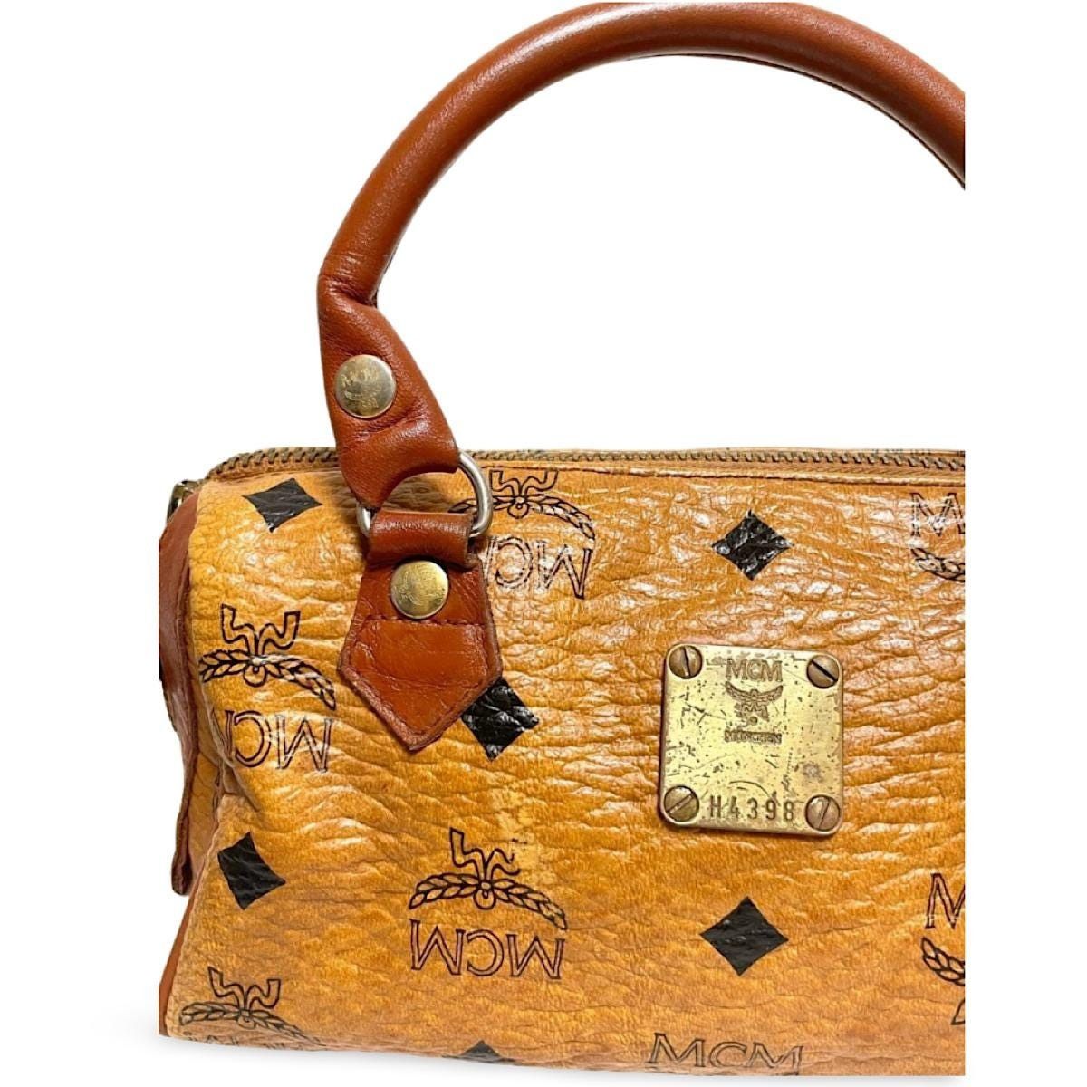 Vintage MCM classic brown monogram mini speedy