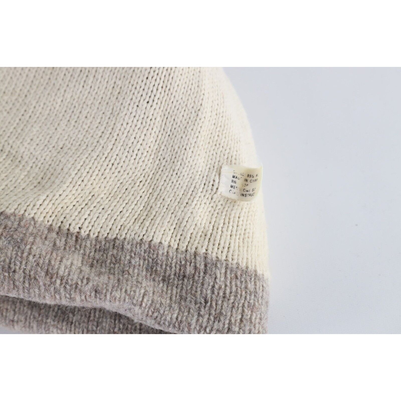 Vintage Vintage 90s Streetwear Blank Wool Blend Knit Winter Beanie Size ONE SIZE - 5 Thumbnail