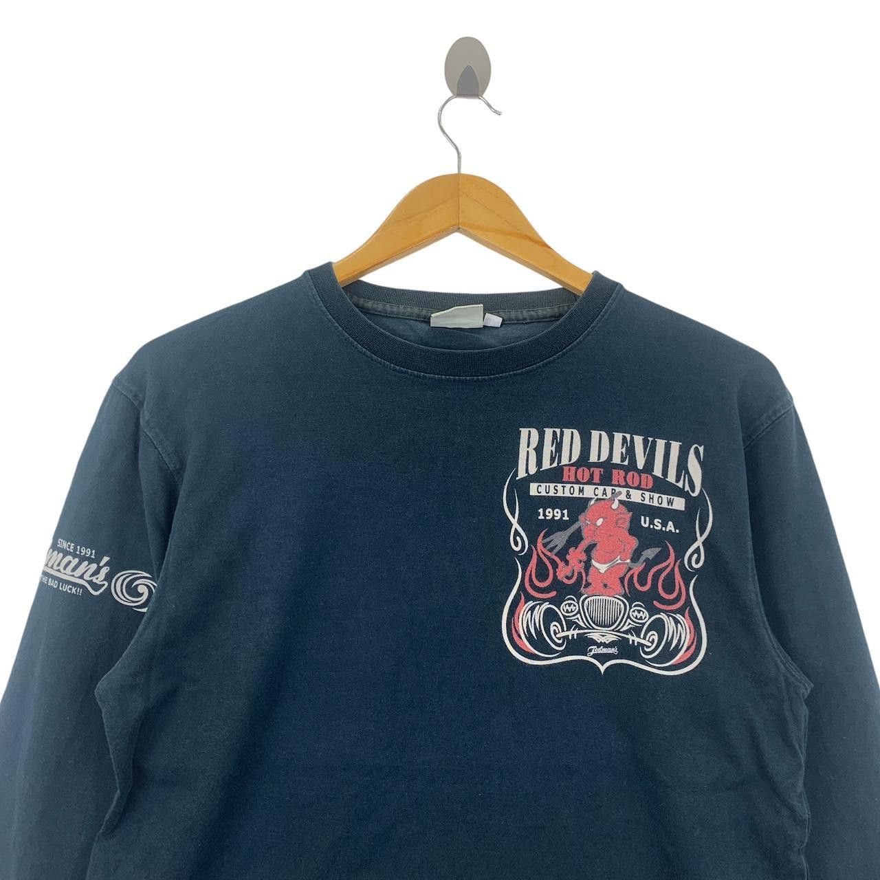 Other TEDMAN RED DEVILS Hot Rod Motorcycle Tattoo Tee Shirt Top Size US M / EU 48-50 / 2 - 3 Thumbnail
