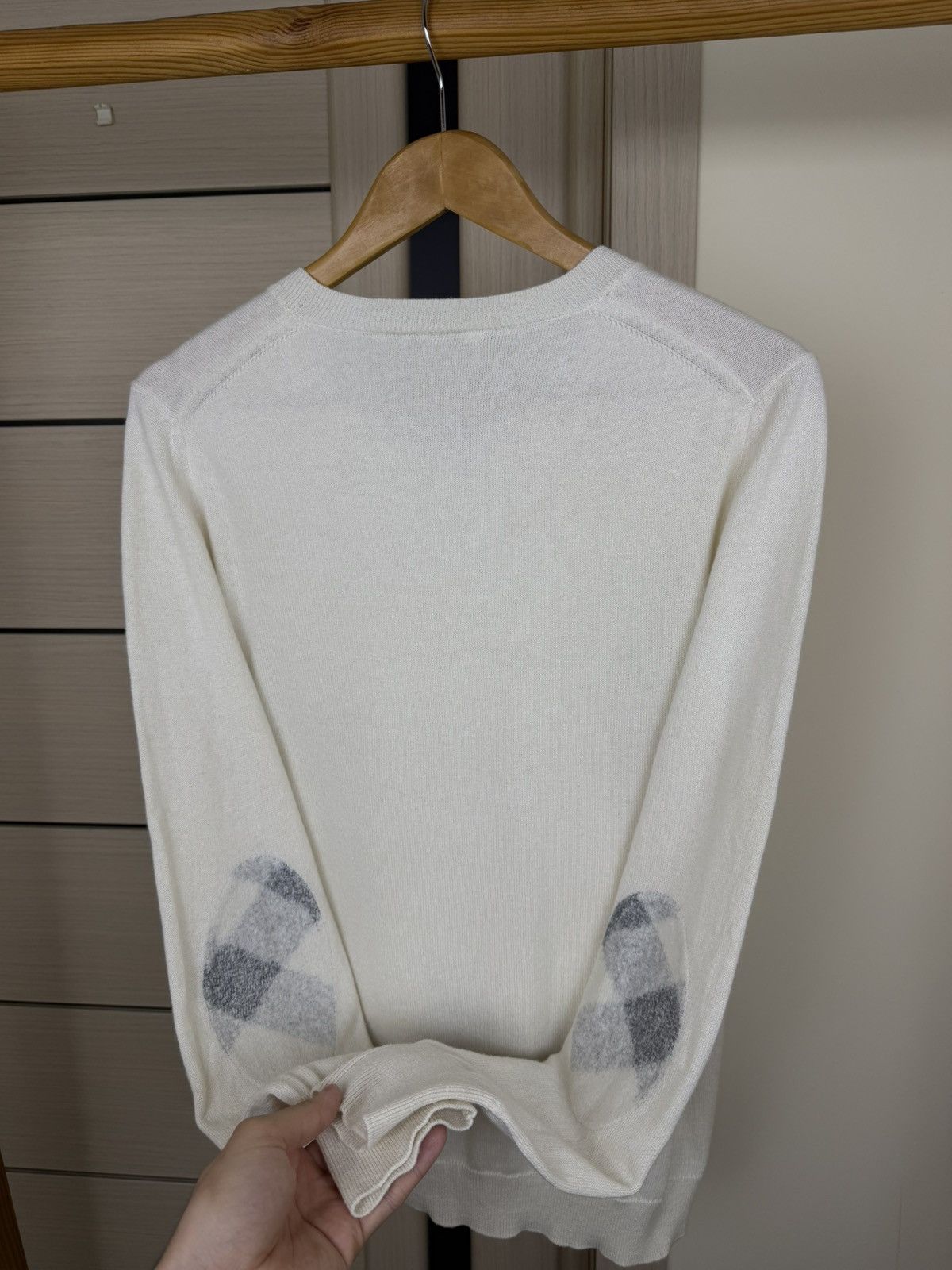 Burberry Vintage Burberry brit cotton cashmere sweater size L Size L / US 10 / IT 46 - 8 Thumbnail