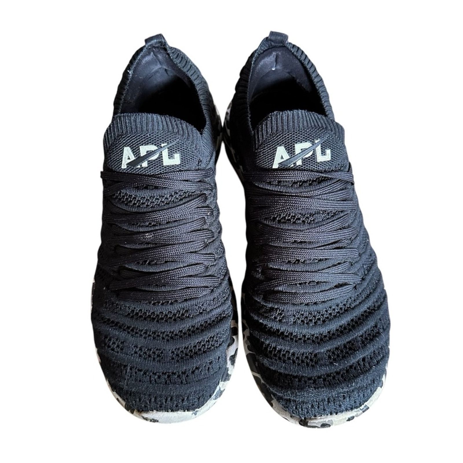 Athletic Propulsion Labs APL Techloom Wave Shoes - Size 8 - Black/Asteroid Leopard Size US 8 / IT 38 - 2 Thumbnail