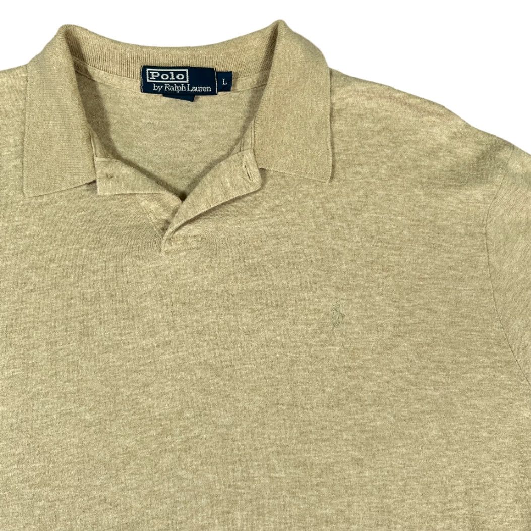 Polo Ralph Lauren VINTAGE Polo Ralph Lauren Shirt Adult LARGE Brown Long Sleeve 90s Polo by Ralph Lauren tag Full / Small Pony / 25 Chest Size US L / EU 52-54 / 3 - 2 Thumbnail