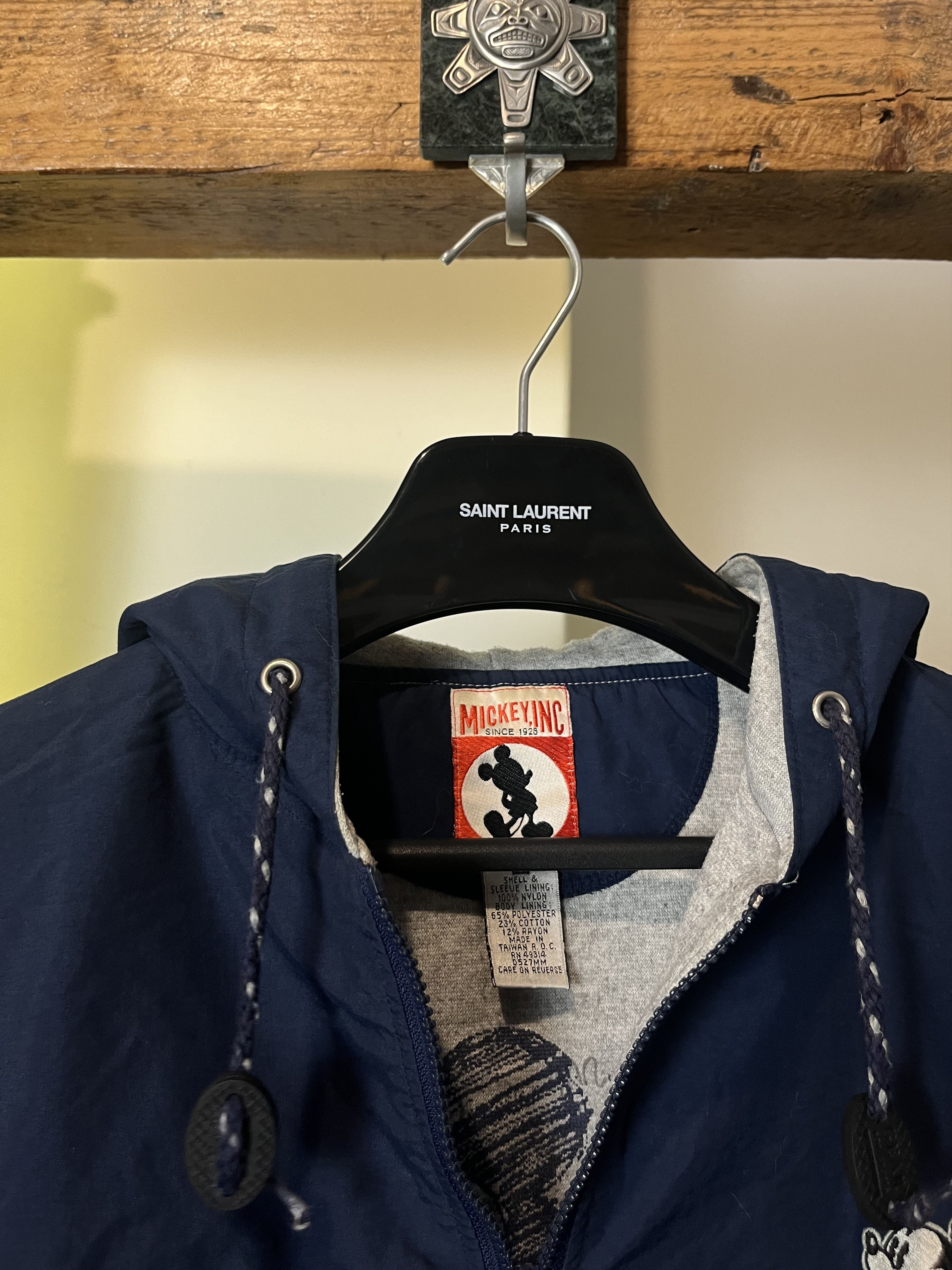 Disney × Vintage 90s Mickey Disney Active Boxy University Jacket Size US S / EU 44-46 / 1 - 5 Thumbnail