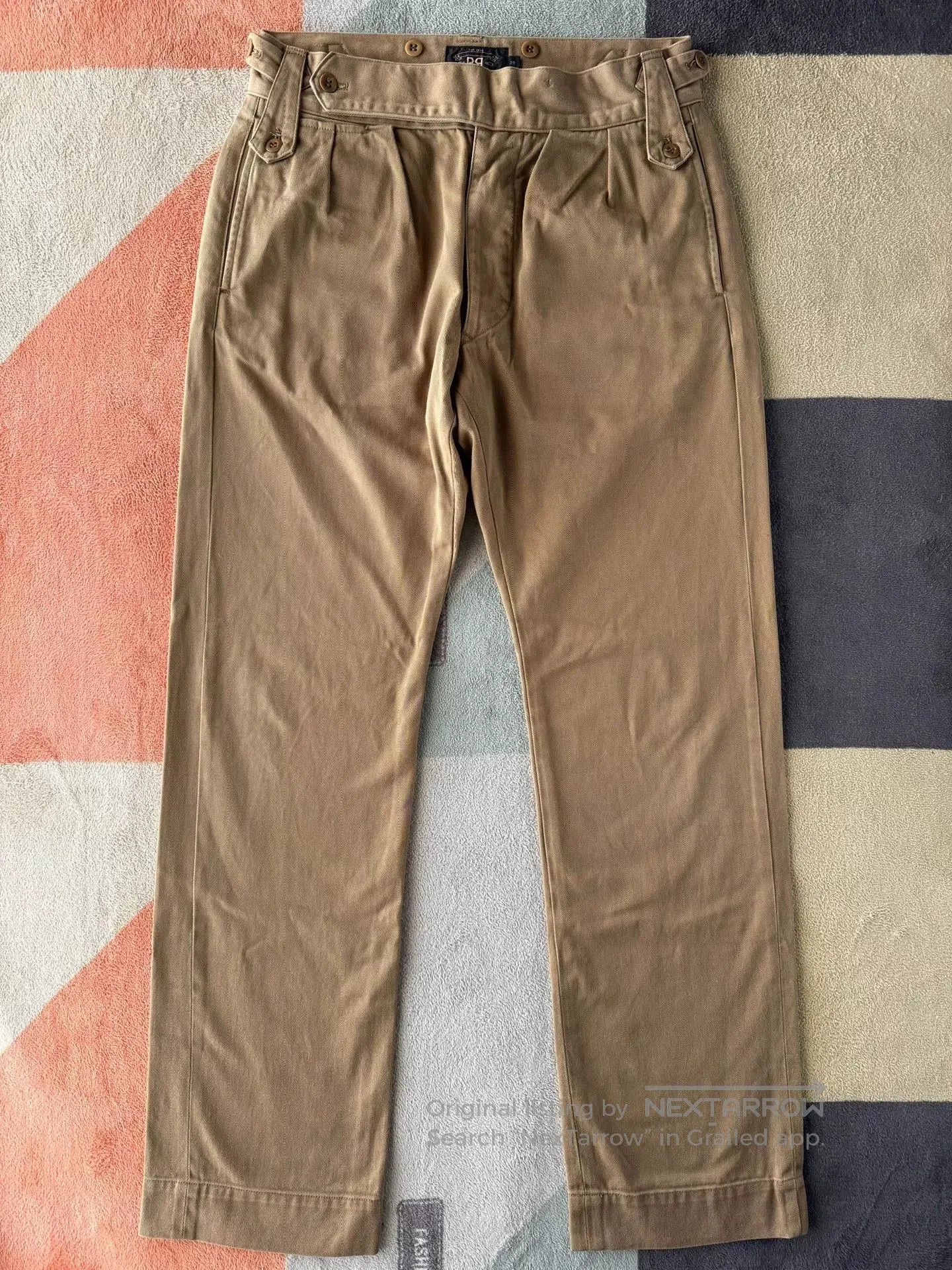RRL Ralph Lauren RRL Ralph Lauren Double RL Khaki Military Pants. Size US 29 - 1 Thumbnail