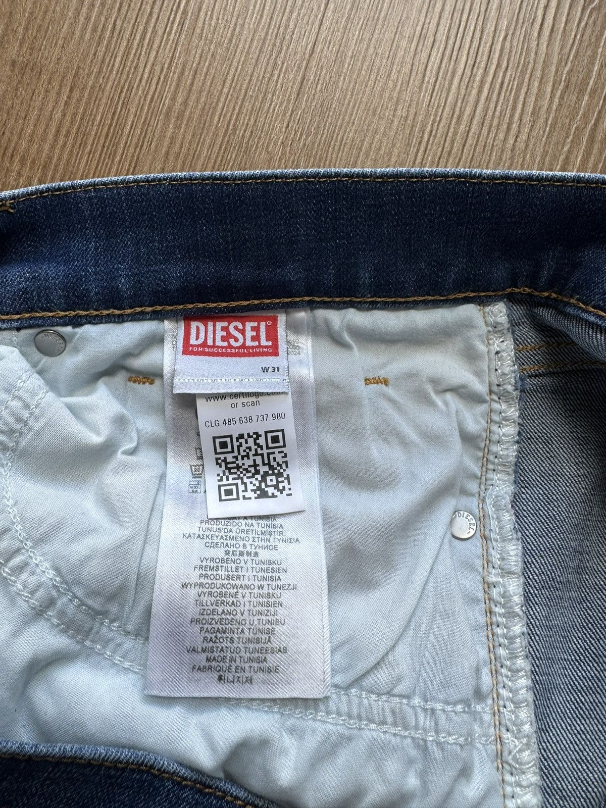 Diesel Diesel D-Strukt Size 31 Size US 31 - 9 Thumbnail