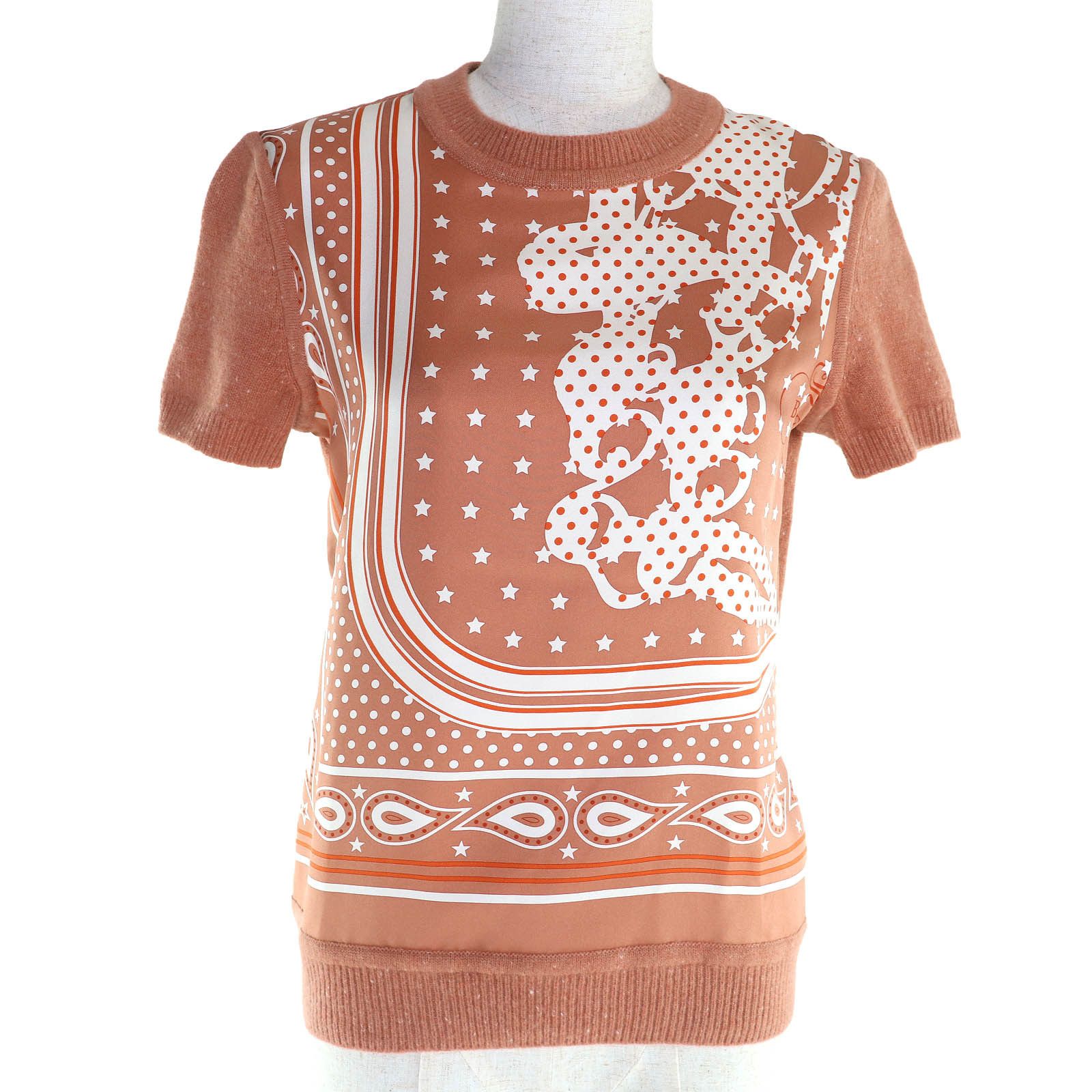 Hermes Hermes Hermès Brides de Gala Wool Silk Knit 36 Others Tops DUTY FREE for USA Size ONE SIZE - 1 Thumbnail