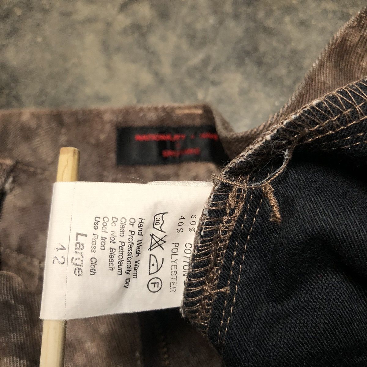 Japanese Brand Nationality + Name !! Grosbec Size US 31 - 4 Thumbnail