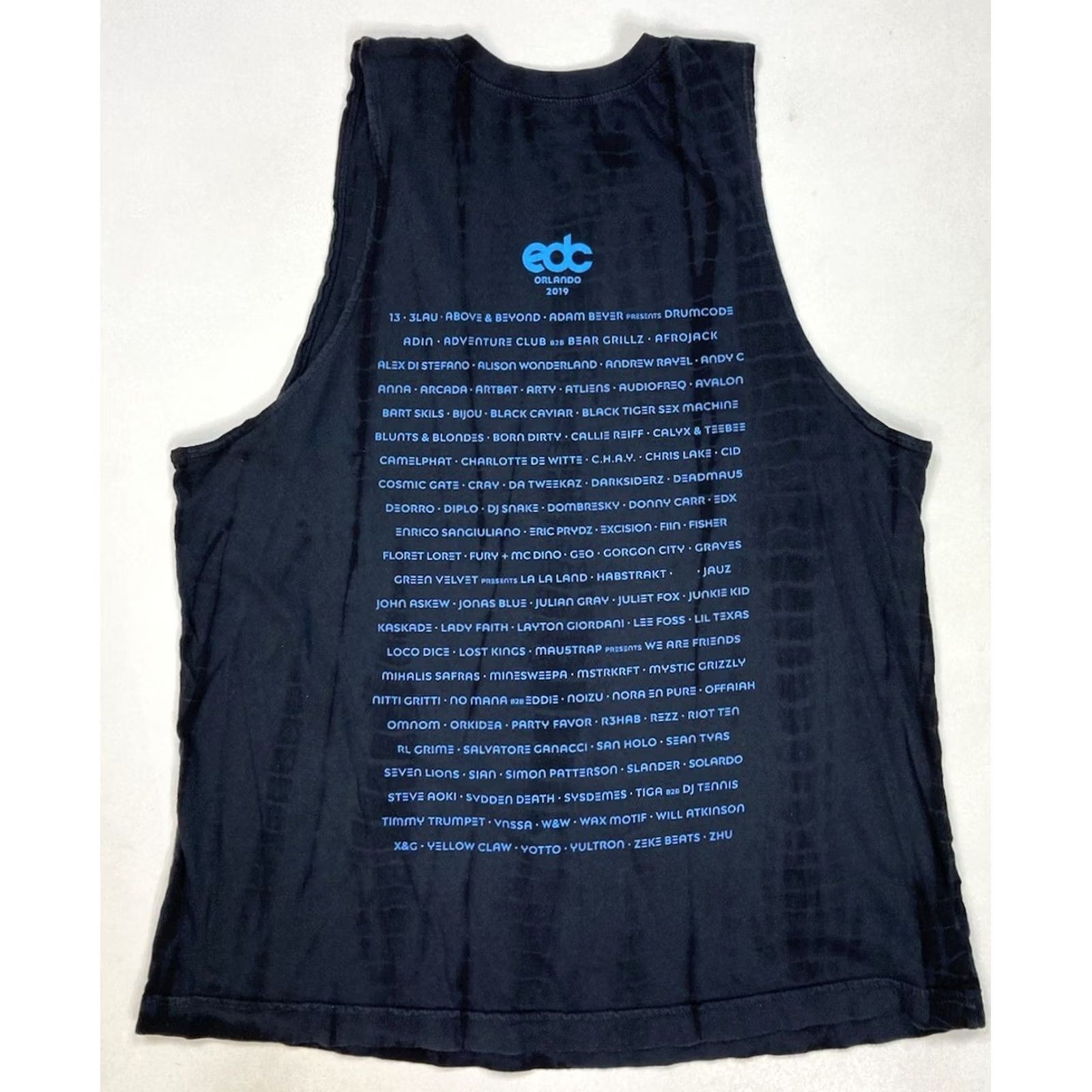 Vintage VINTAGE Insomniac EDC Orlando 2019 Tank Top T-shirt Women Small Black Music Shirt Size S / US 4 / IT 40 - 3 Thumbnail