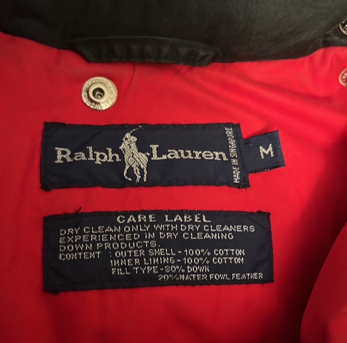 Designer × Ralph Lauren × Vintage VINTAGE Ralph Lauren Designer Suicide Ski Down Filled Coat Size US M / EU 48-50 / 2 - 5 Thumbnail