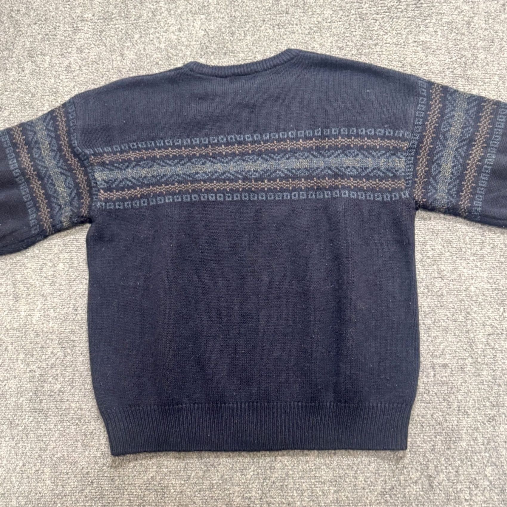 Vintage VTG Puritan Sweater Mens L Navy Blue Cotton Blend 90s Patterned Sweatshirt Knit Sweater Mens L Navy Blue VTG Puritan Patterned Cotton Blend 90s Size US L / EU 52-54 / 3 - 2 Thumbnail