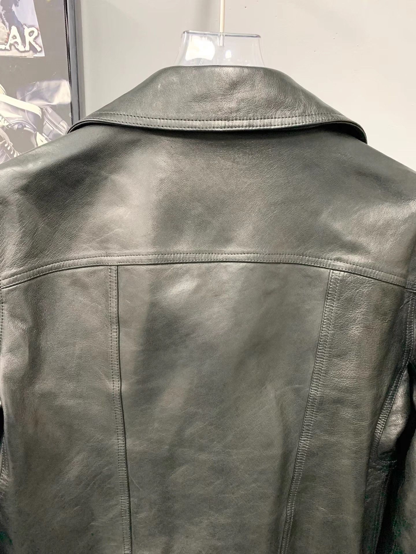 Rick Owens Rick Owens 23SS Leather Biker Jacket K34 Size US M / EU 48-50 / 2 - 5 Thumbnail