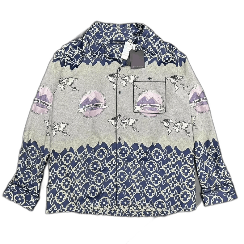 Louis Vuitton Louis Vuitton Long Sleeve Logo Shirt XXL-yf Size US XXL / EU 58 / 5 - 1 Thumbnail