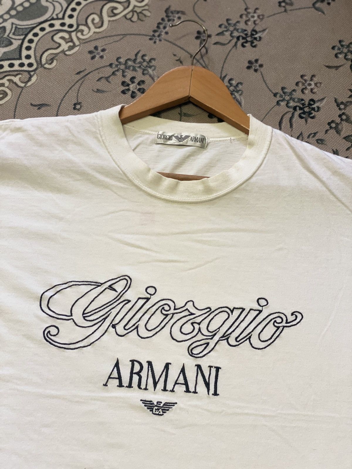 Armani Exchange × Vintage ‼️RARE‼️VINTAGE GIORGIO ARMANI 90S SHIRT TEE🔥 Size US M / EU 48-50 / 2 - 5 Thumbnail