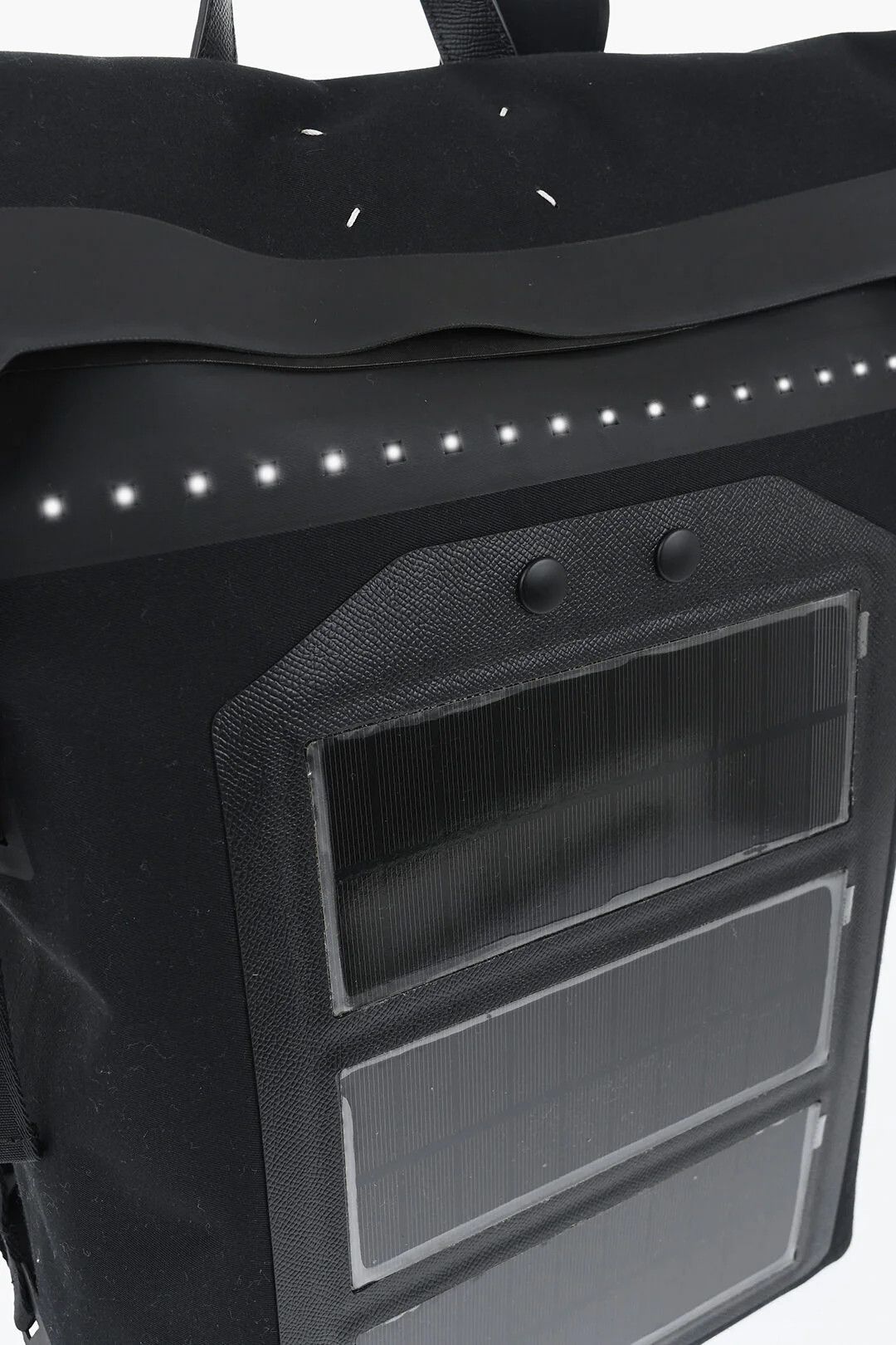 Maison Margiela og1mm0326 Size: OS / Mackintosh Fabric Backpack in Black Size ONE SIZE - 4 Thumbnail