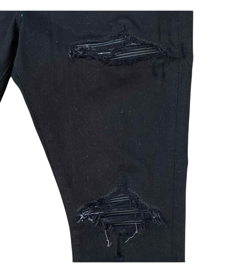 Amiri BLACK MX1 WITH PLEATED LEATHER Size US 40 / EU 56 - 7 Thumbnail