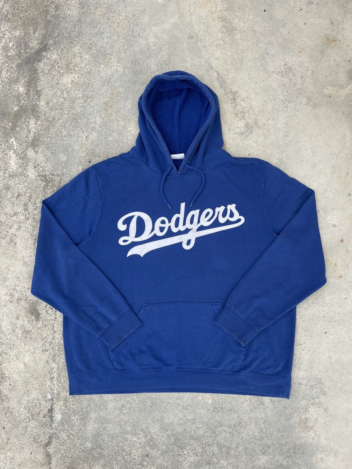 MLB × Majestic × Vintage Vintage La Dodgers Embroidery Logo MLB Pullover Hoodie Size US XXL / EU 58 / 5 - 1 Thumbnail
