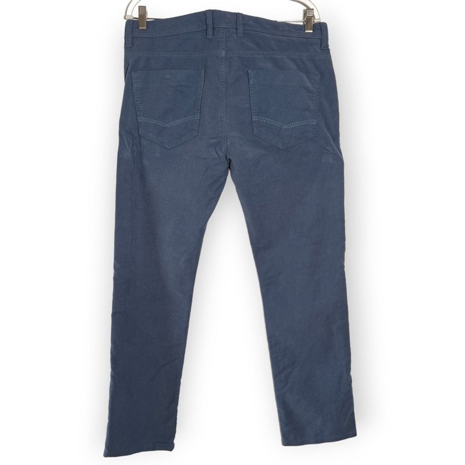 Other KiP Blue Terry Velour Trousers Size 34 Lounge Pants Size US 34 / EU 50 - 2 Thumbnail