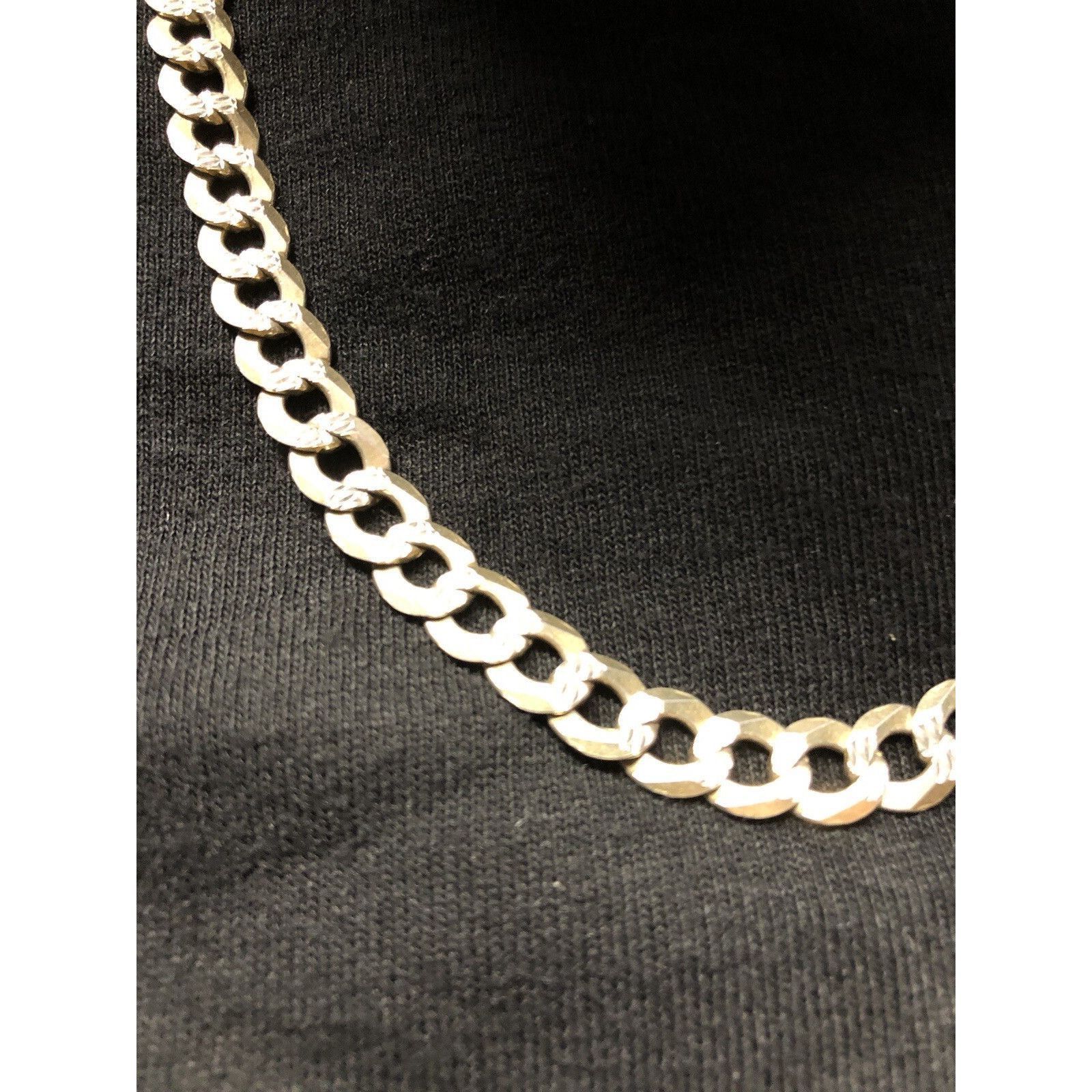 Ruehl No. 925 925 Sterling Silver Gold Plated Italy Diamond-Cut Cuban Chai Size ONE SIZE - 5 Thumbnail