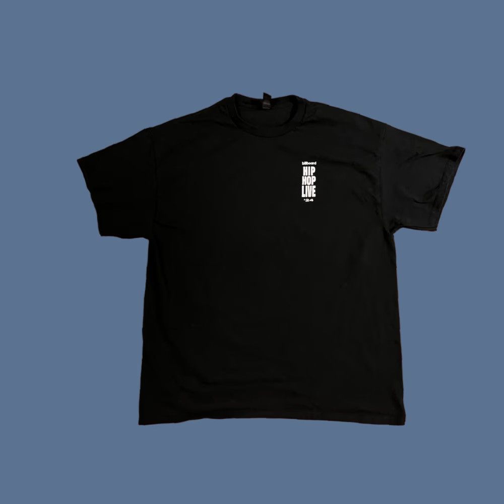Gildan Billboard Hip-Hop Live 2024 Shirt Men’s XL Black Gildan T-Shirt Short Sleeve Crew Neck Logo Graphic Print Vintage No Size US XL / EU 56 / 4 - 1 Thumbnail