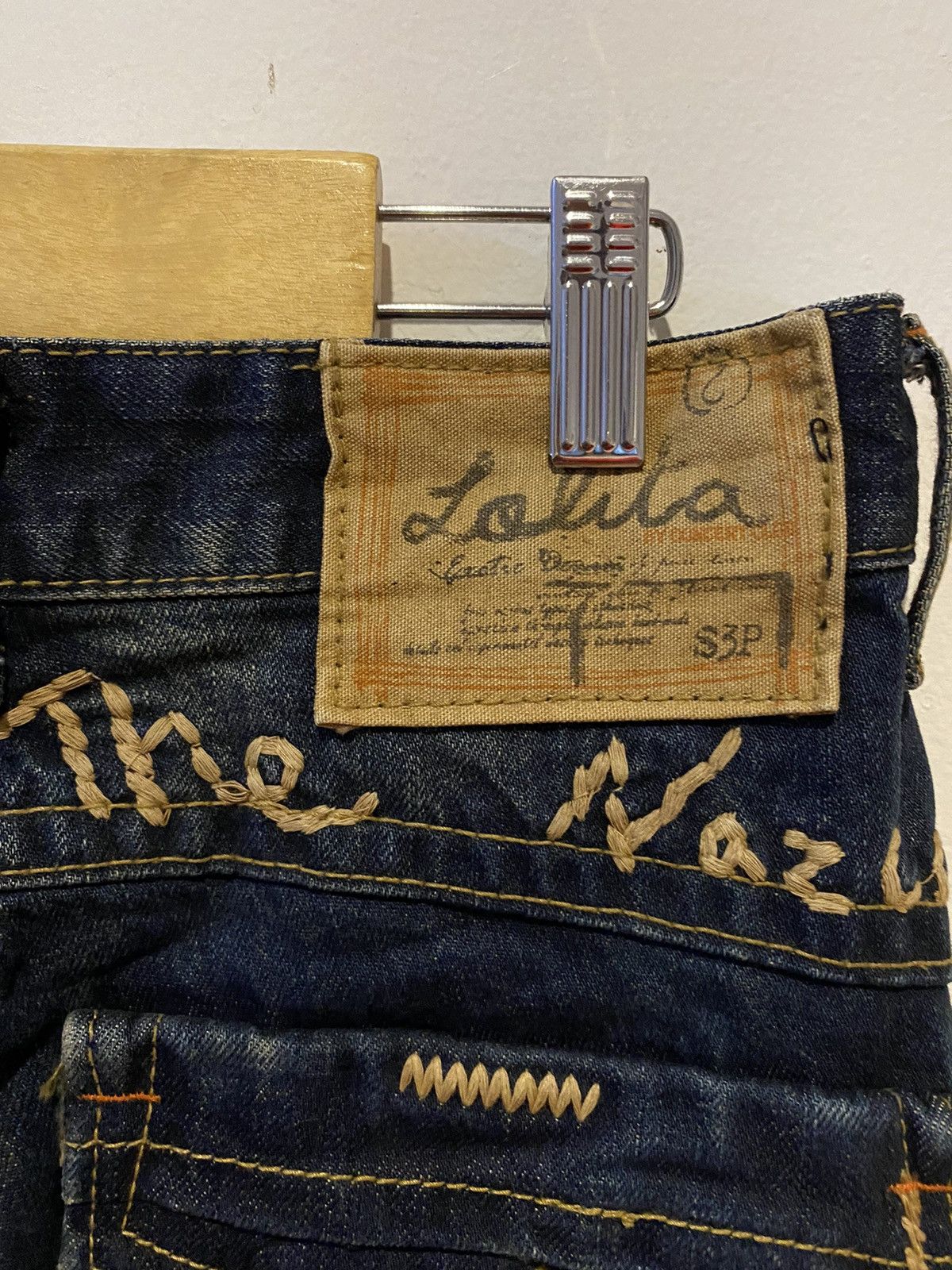 Japanese Brand × Tornado Mart Distressed Yoshitomo Nara X Lolita Cross Low Rise Jeans Size US 28 / EU 44 - 10 Thumbnail