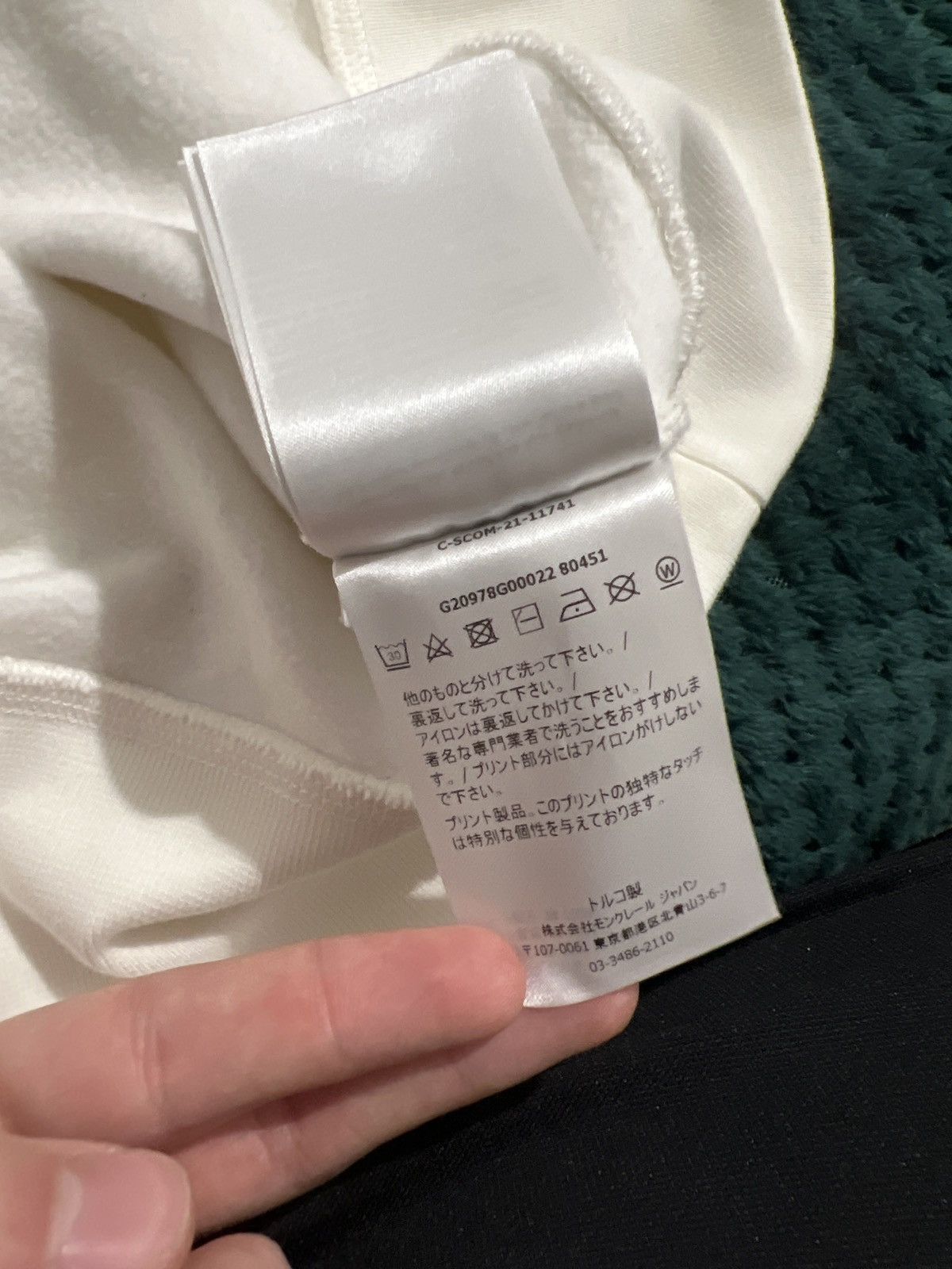 Moncler Moncler 2022 Maglia Con Cappucio Big Logo Hoodie Size US XS / EU 42 / 0 - 12 Thumbnail