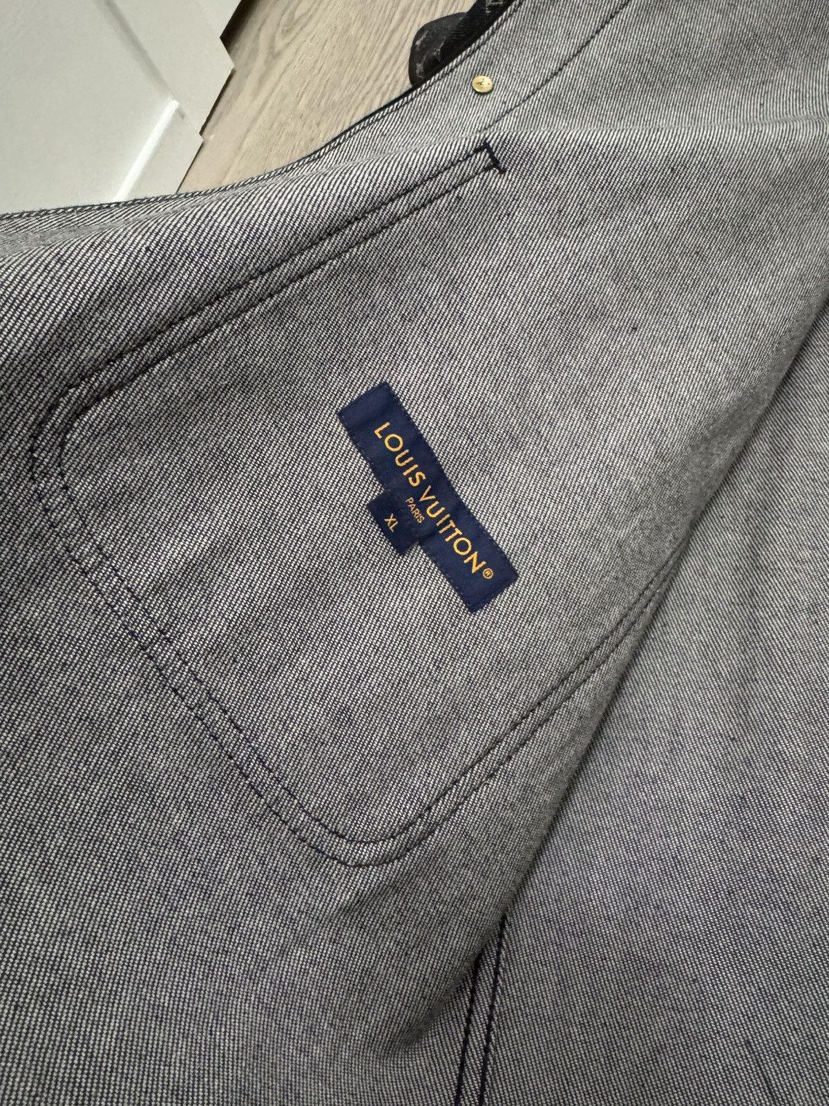 Louis Vuitton Louis Vuitton Denim Button Up Size US XL / EU 56 / 4 - 6 Thumbnail