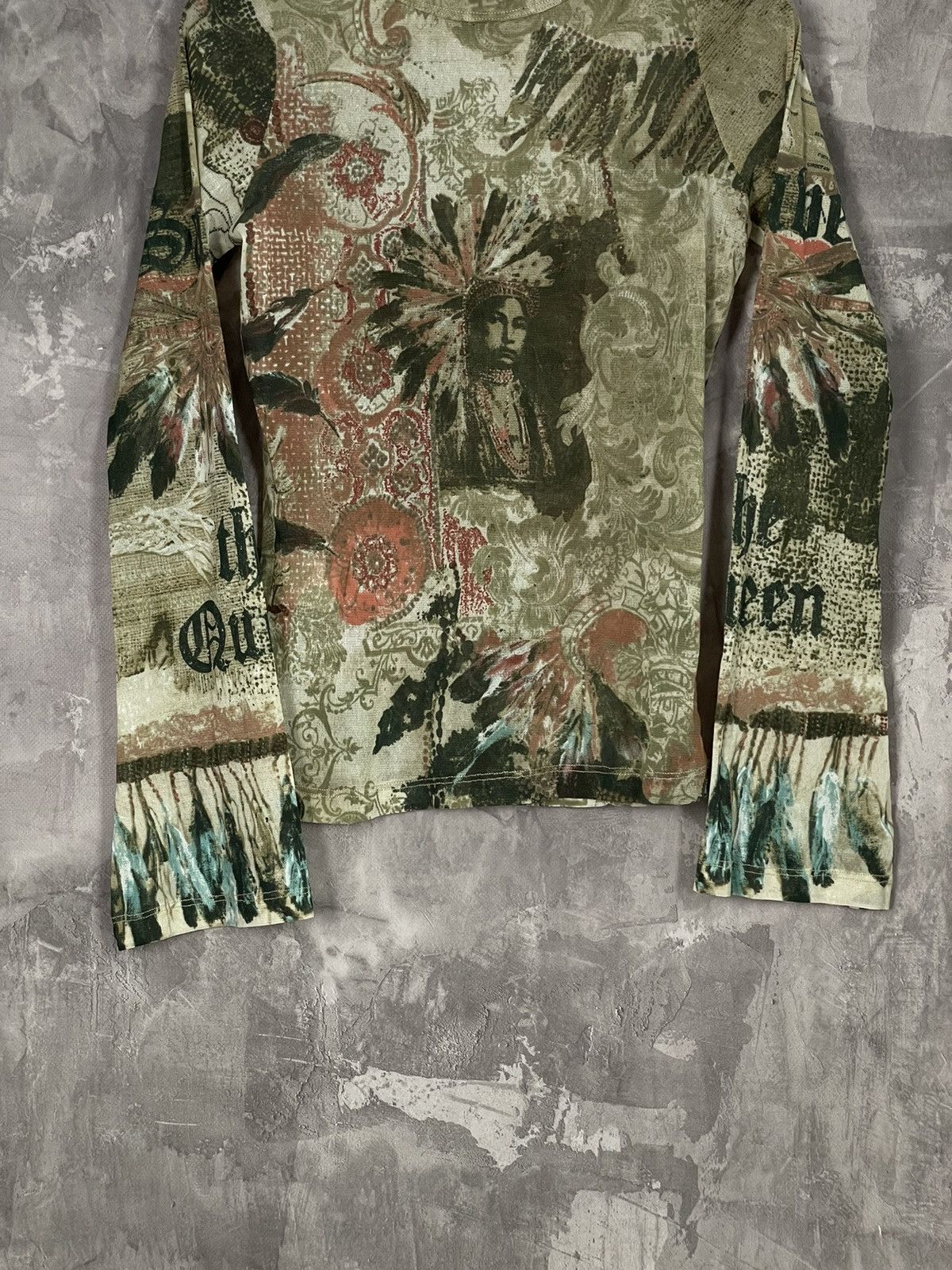 Japanese Brand Vintage Save The Queen Long Sleeve Overprinted T shirt 90s Size M / US 6-8 / IT 42-44 - 5 Thumbnail