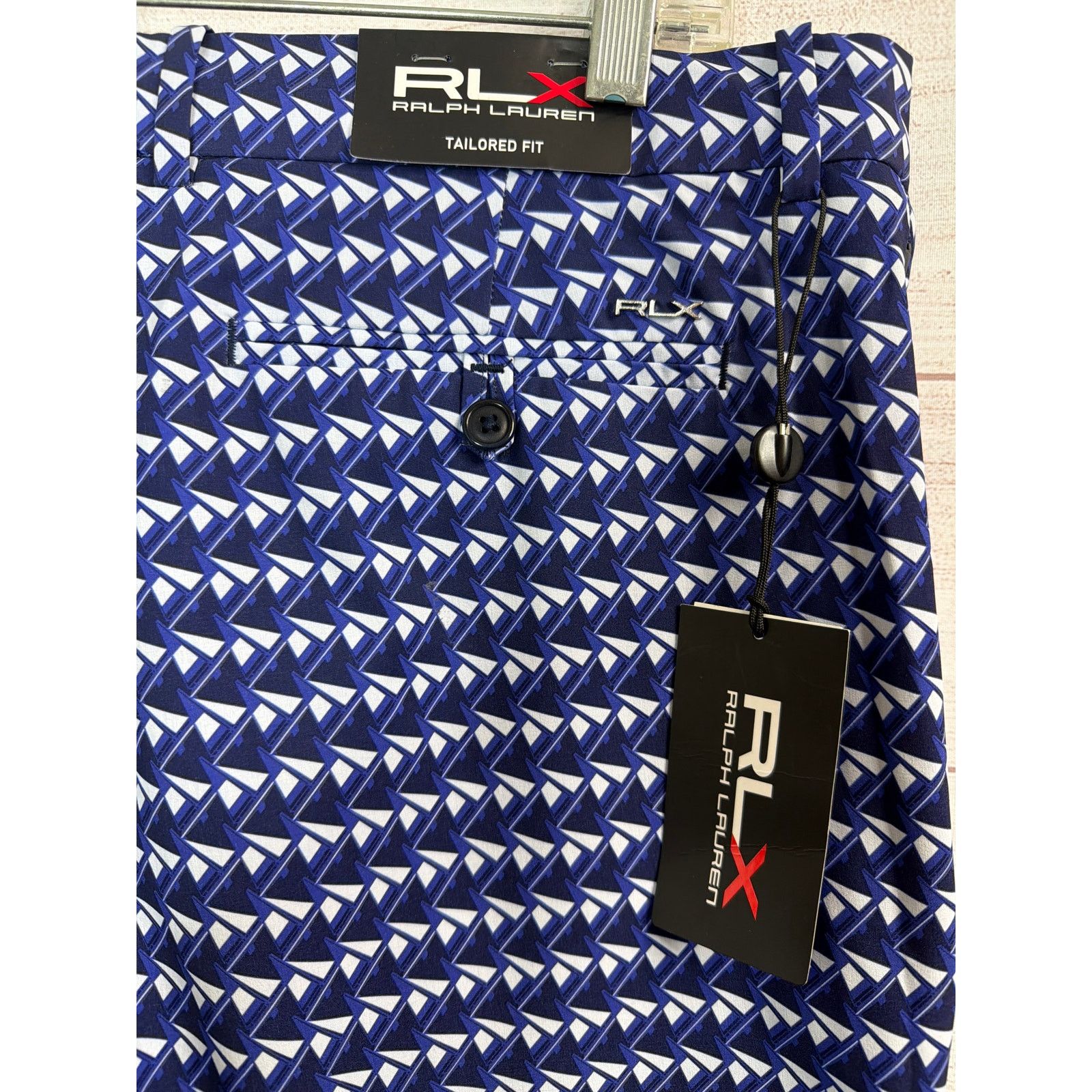 RLX Ralph Lauren NWT RLX Ralph Lauren Tailored Fit Stretch Poplin Golf Shorts Size US 34 / EU 50 - 11 Thumbnail