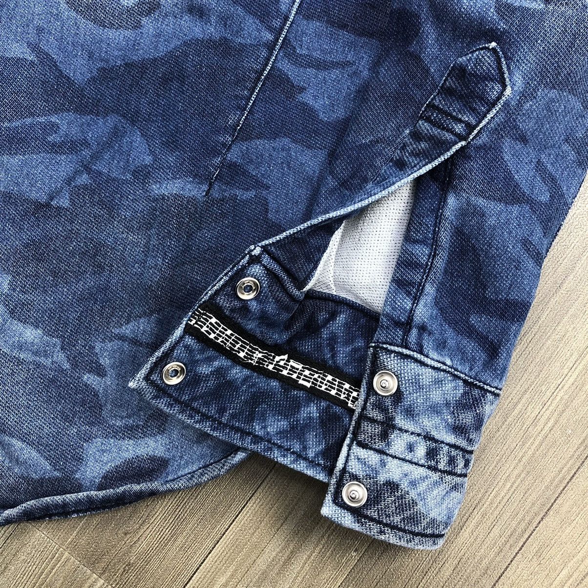 Number (N)ine 1PIU1UGUE3 RELAX NUMBER (N)INE Blue Camo Button Hoodie Size US M / EU 48-50 / 2 - 7 Thumbnail