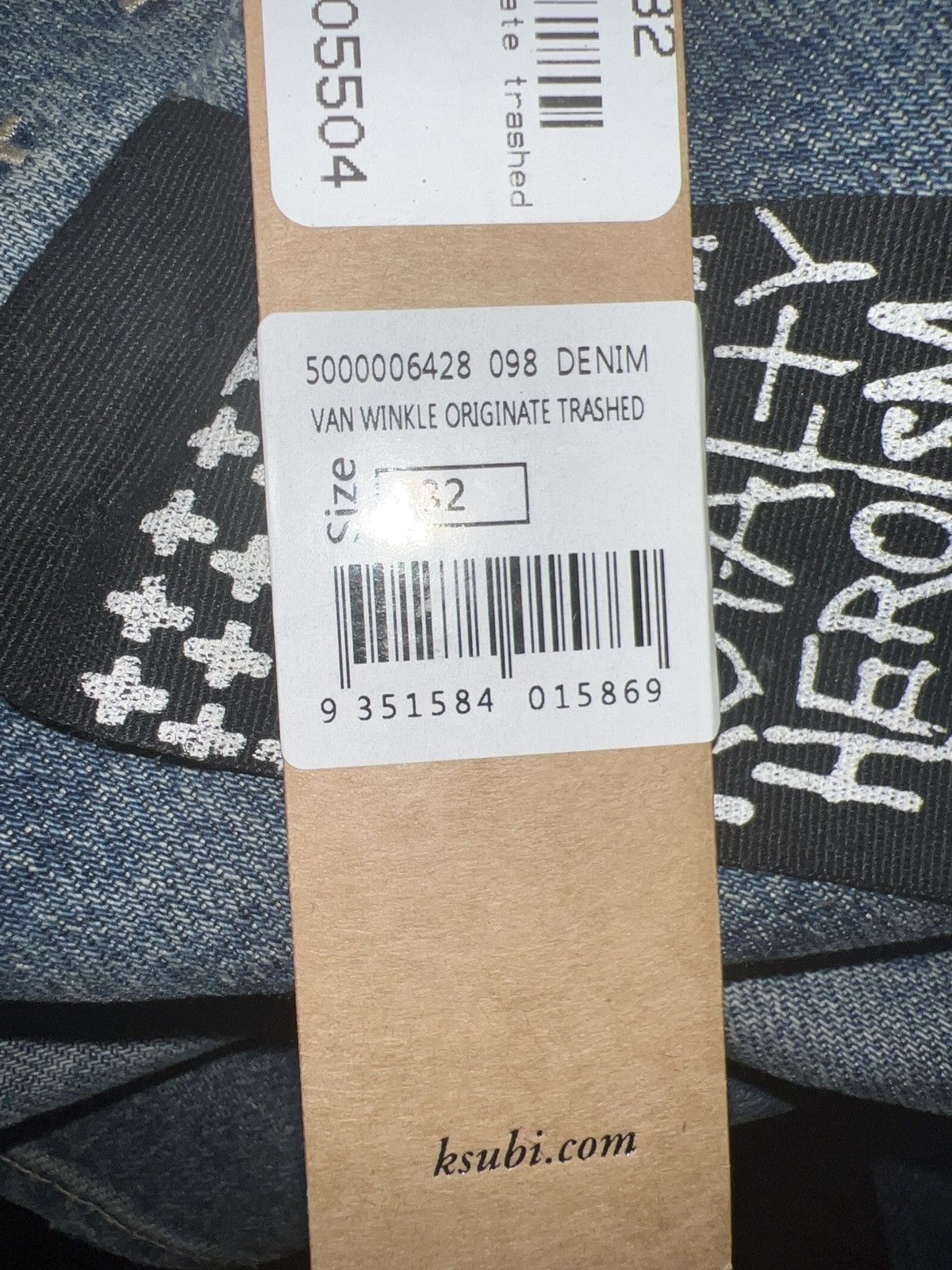 Jean Ksubi van winkle originate trashed size 32 Size US 32 / EU 48 - 8 Thumbnail