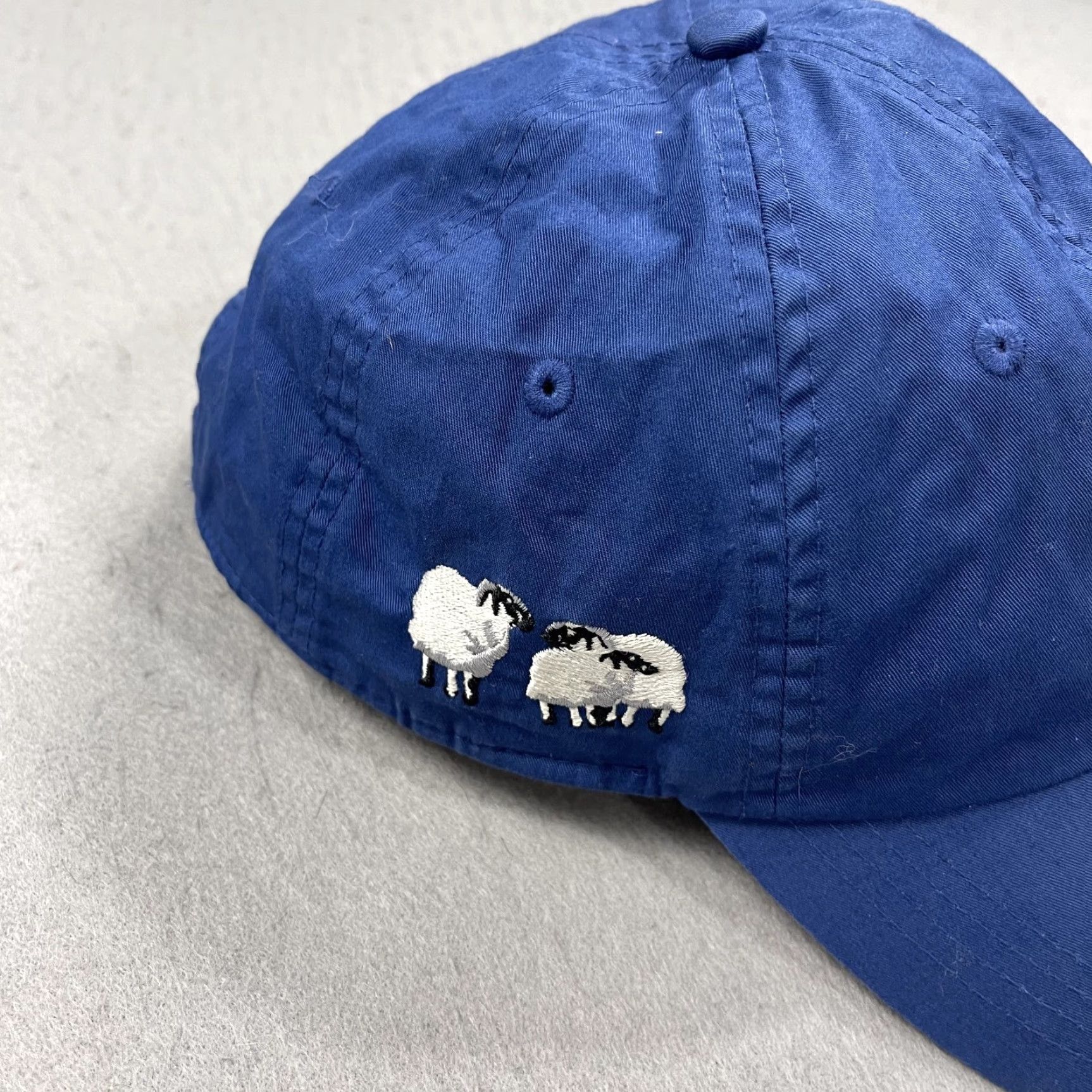 Vintage Ahead Golf Hat Adult One Size Blue Classic Strapped Adjustable Cotton Men’s Cap Size ONE SIZE - 3 Thumbnail