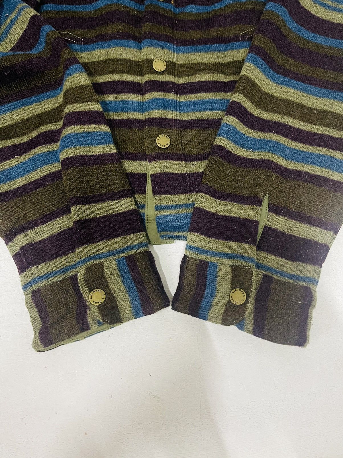 L.L. Bean LL Bean Button Tap Fleece Jacket (05) Size US L / EU 52-54 / 3 - 7 Thumbnail